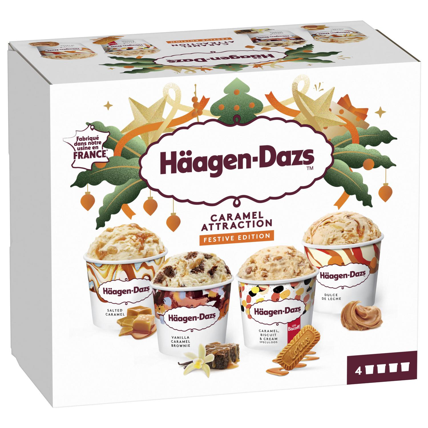 Surtido de helados Caramel Collection Häagen-Dazs 4 uds.