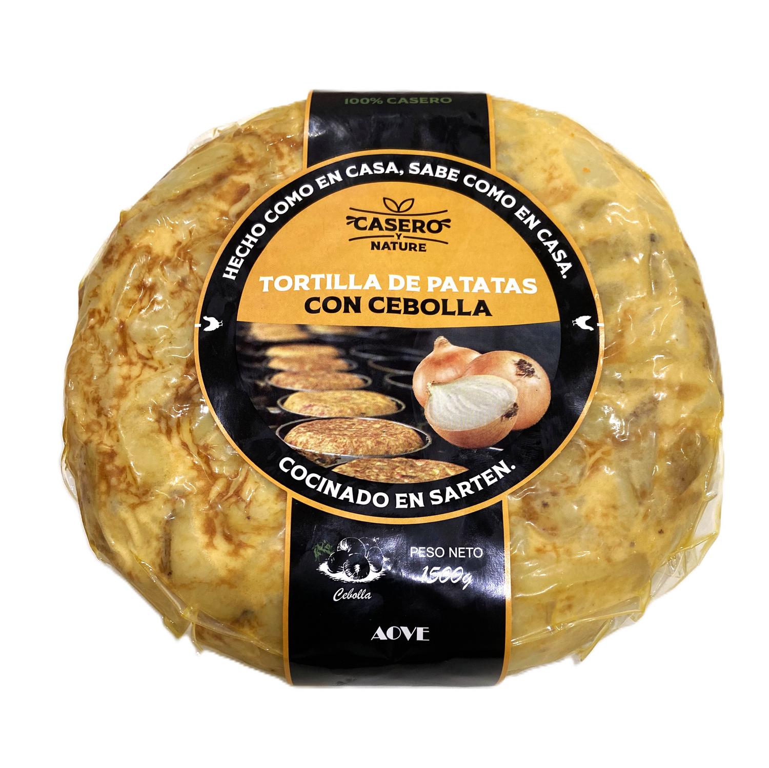 Tortilla de patatas con cebolla Casero y Natural 1,5 kg