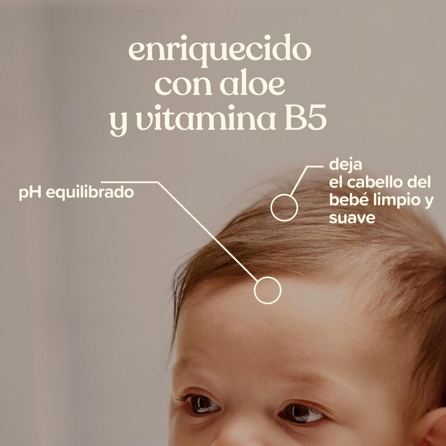 Champú clásico para pelo suave, brillante e hidratado Johnson´s Baby 750 ml.