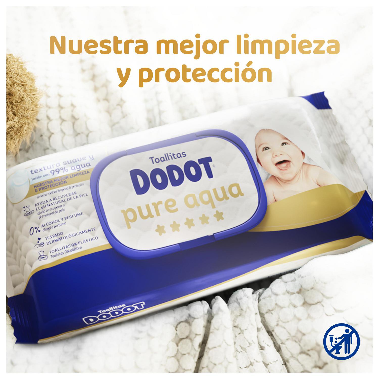Toallitas Pure Aqua Dodot 144 ud.