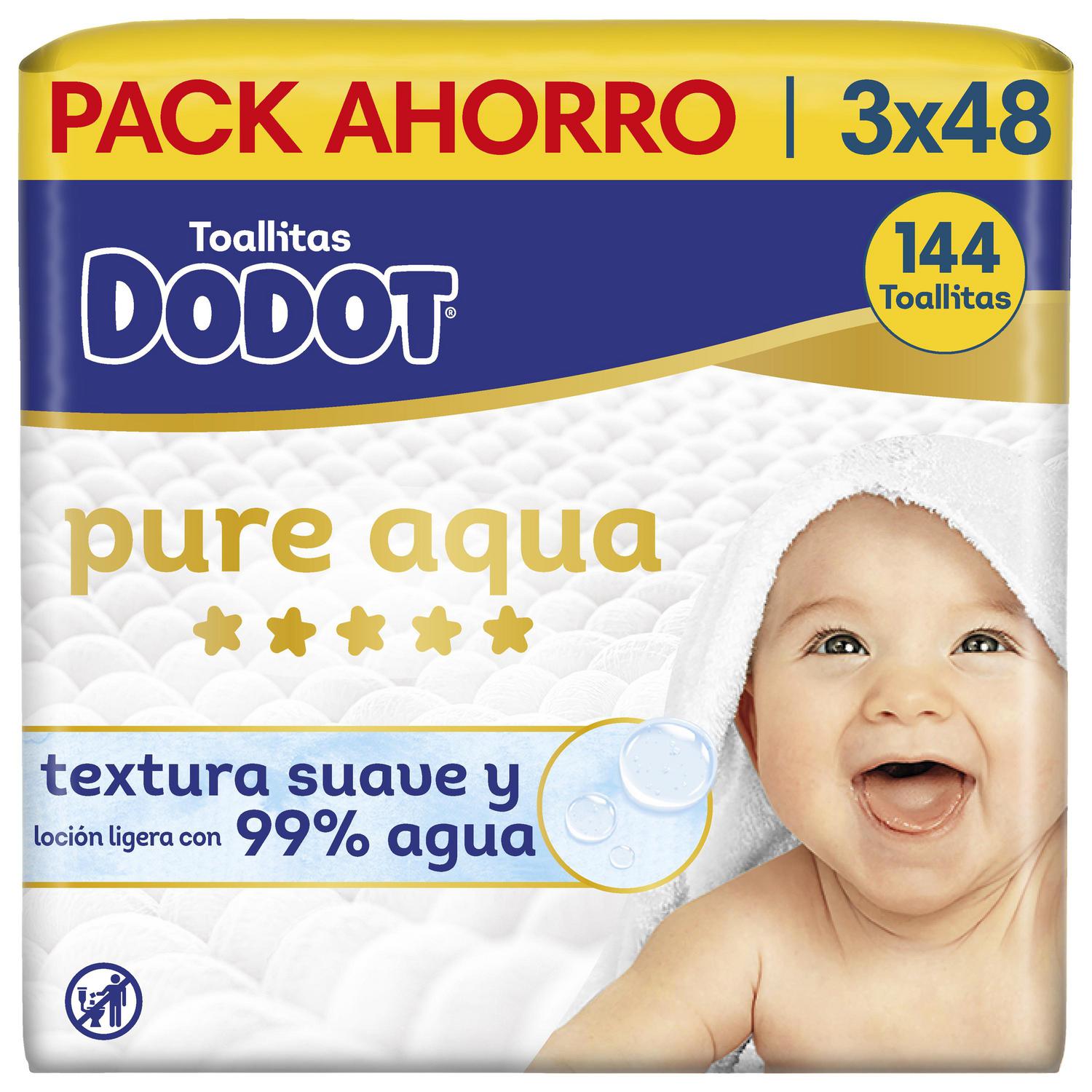 Toallitas Pure Aqua Dodot 144 ud.