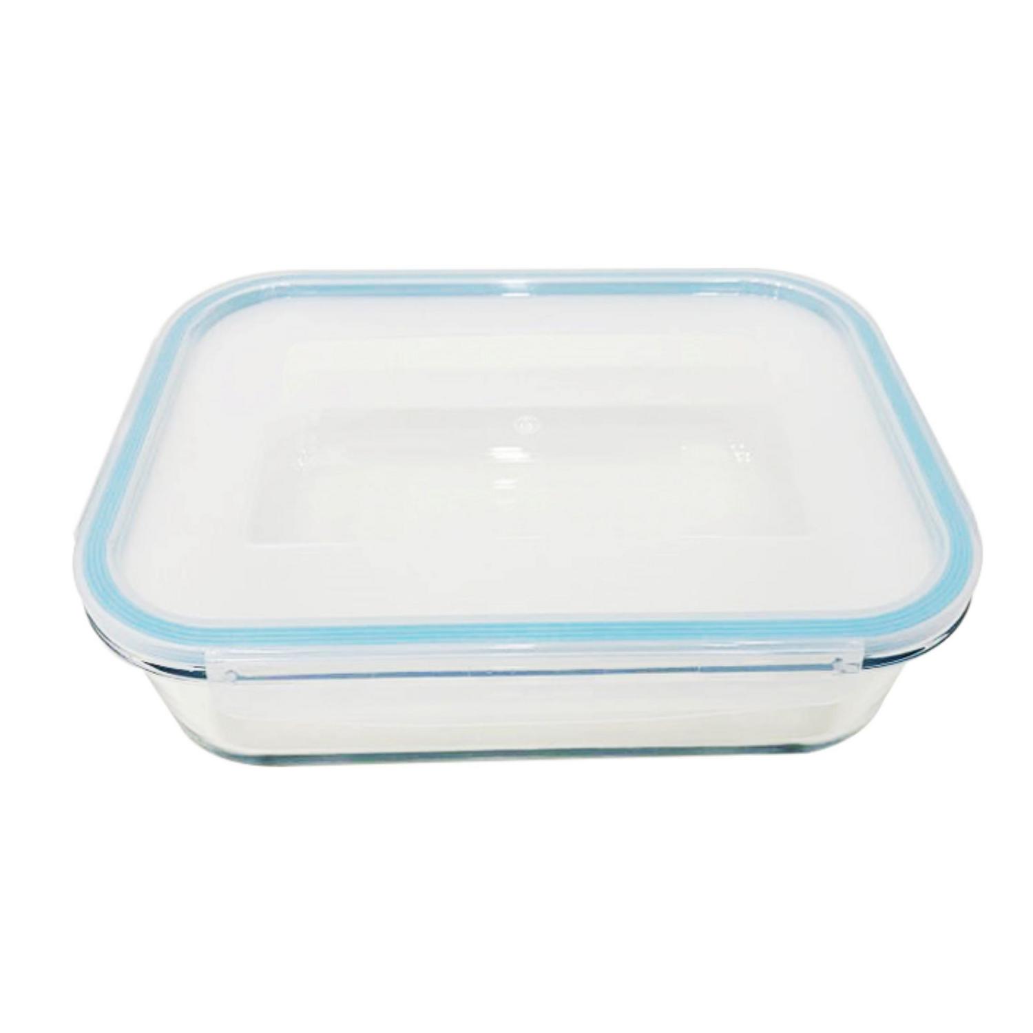 Hermético de Vidrio Borosilicato Rectangular 2 L CARREFOUR HOME