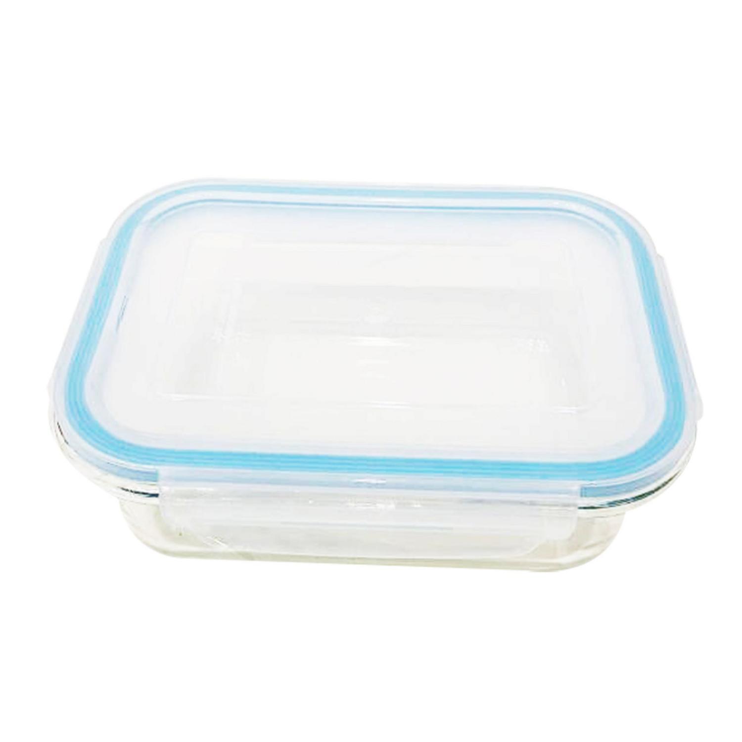 Hermético de Vidrio Borosilicato Rectangular 0.65 L CARREFOUR HOME