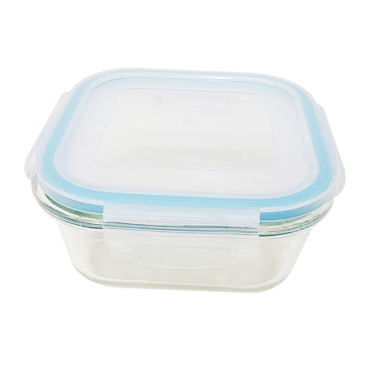 Hermético de Vidrio Borosilicato Cuadrado 0,5 L CARREFOUR HOME