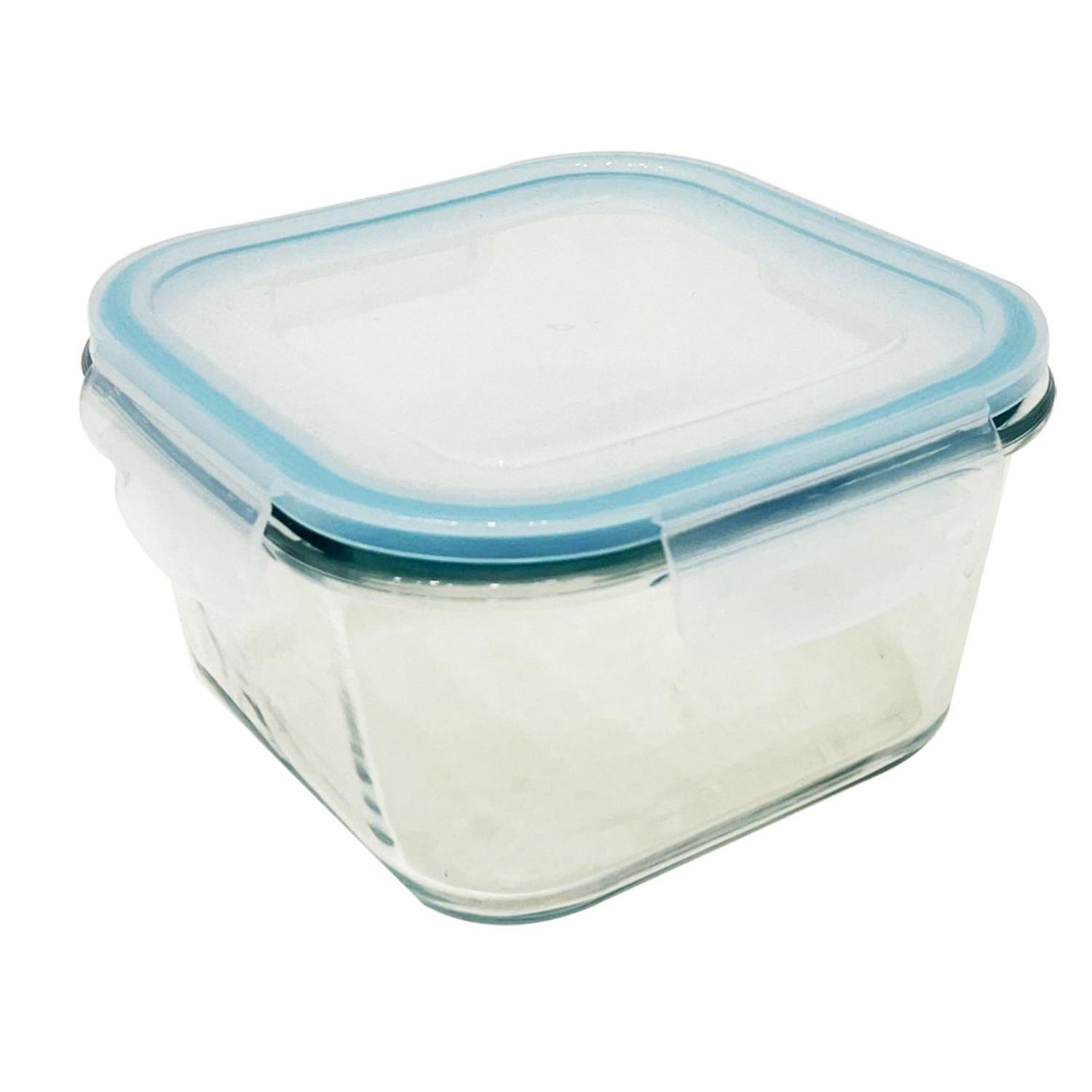 Hermético de Vidrio Borosilicato Cuadrado 1 L CARREFOUR HOME
