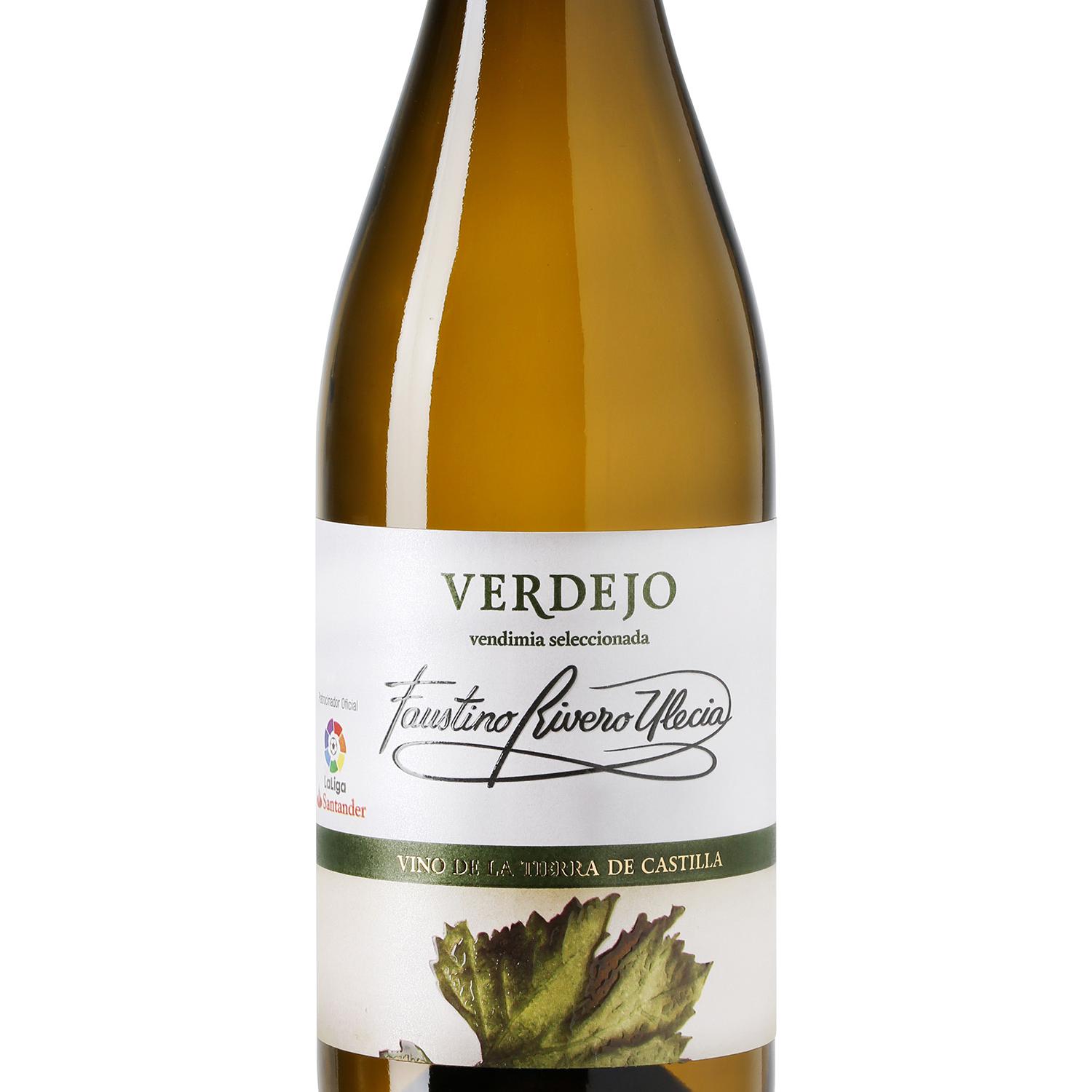 Vino blanco verdejo Faustino Rivero V.T.Castilla 75 cl.