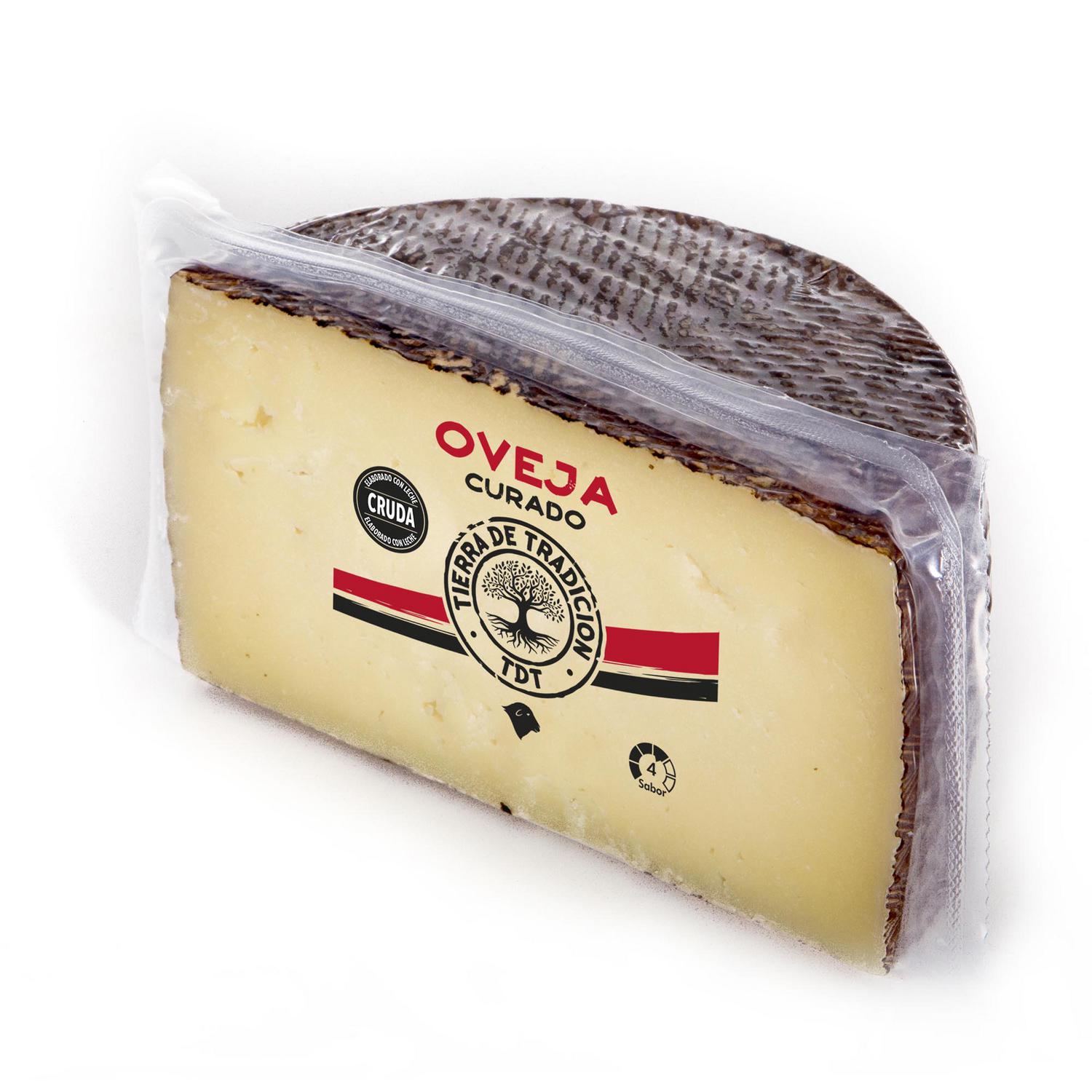 Queso de oveja curado Tierra de Tradición pieza 1,1 kg.