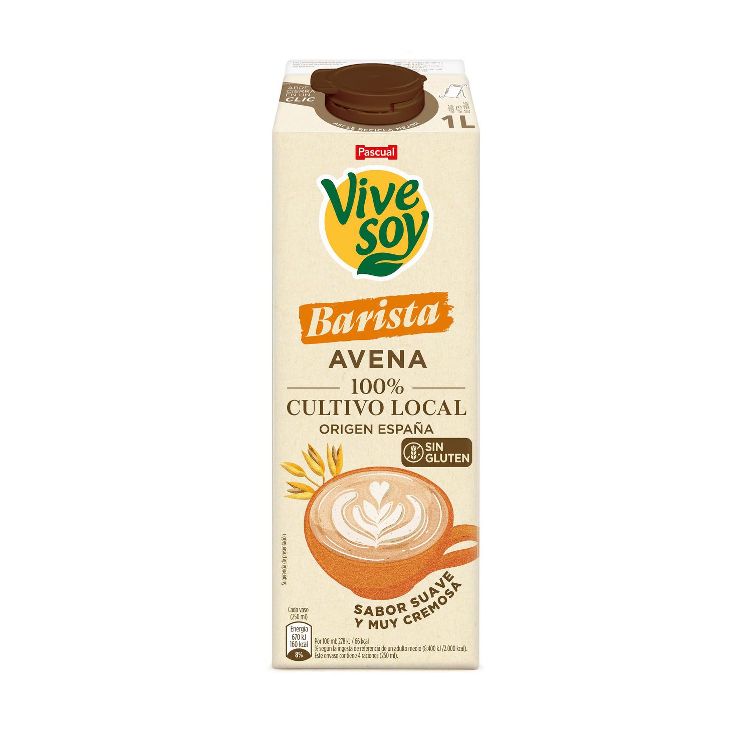 Bebida de avena Barista ViveSoy brik 1 l.