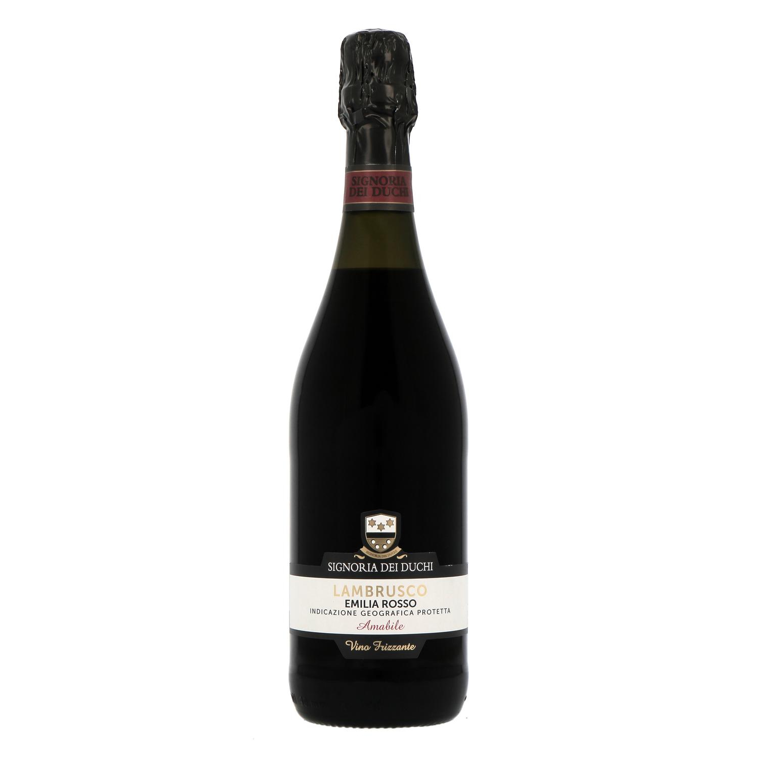 Vino lambrusco rosso Signora Dei Duchi 75 cl.