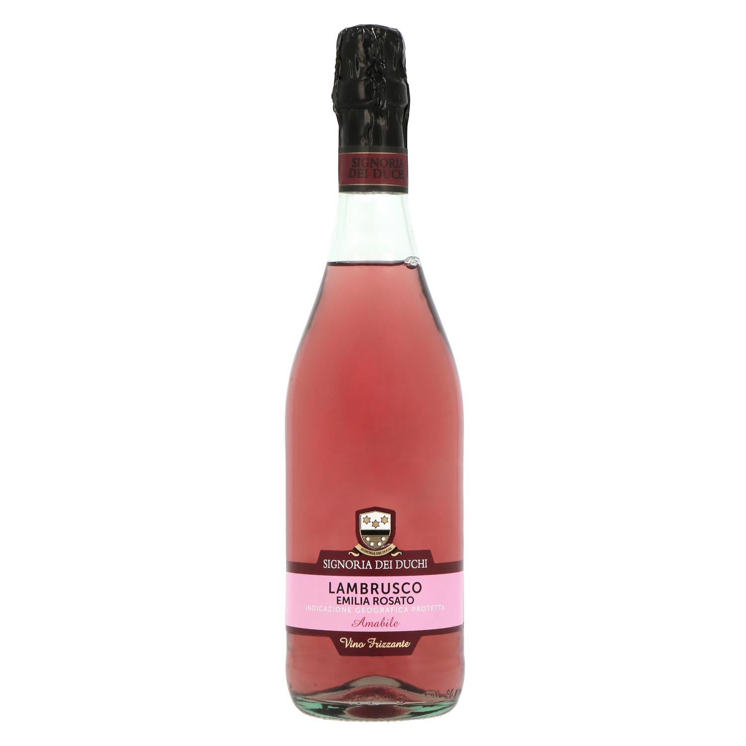 Vino lambrusco rosato Signoria Dei Duchi 75 cl.