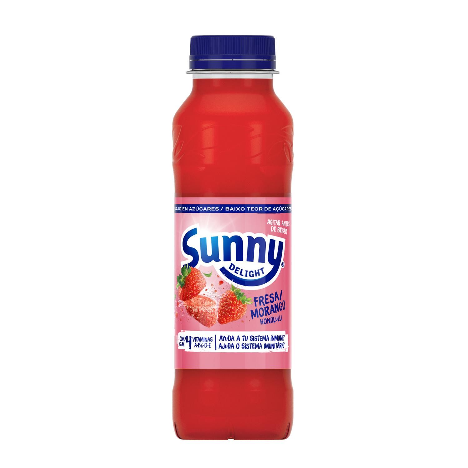 Zumo fresa Sunny Delight botella 33 cl.