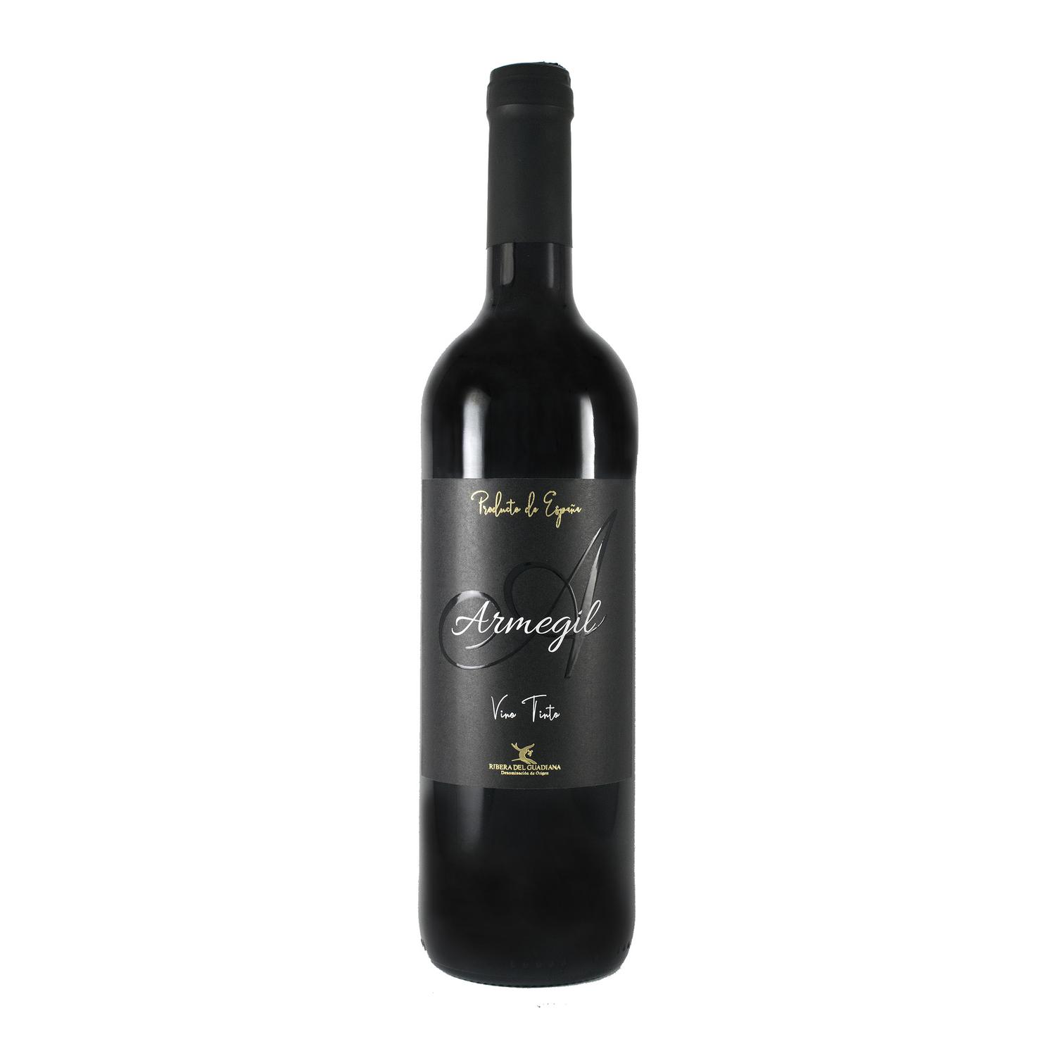 Vino tinto joven Armegil D.O. Ribera Guadiana 75 cl.