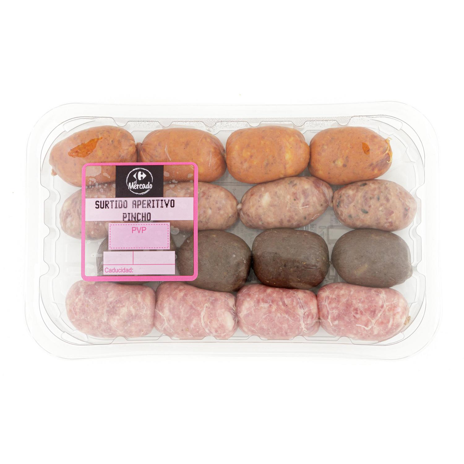 Surtido Aperitivo Pincho Carrefour El Mercado 600 g aprox