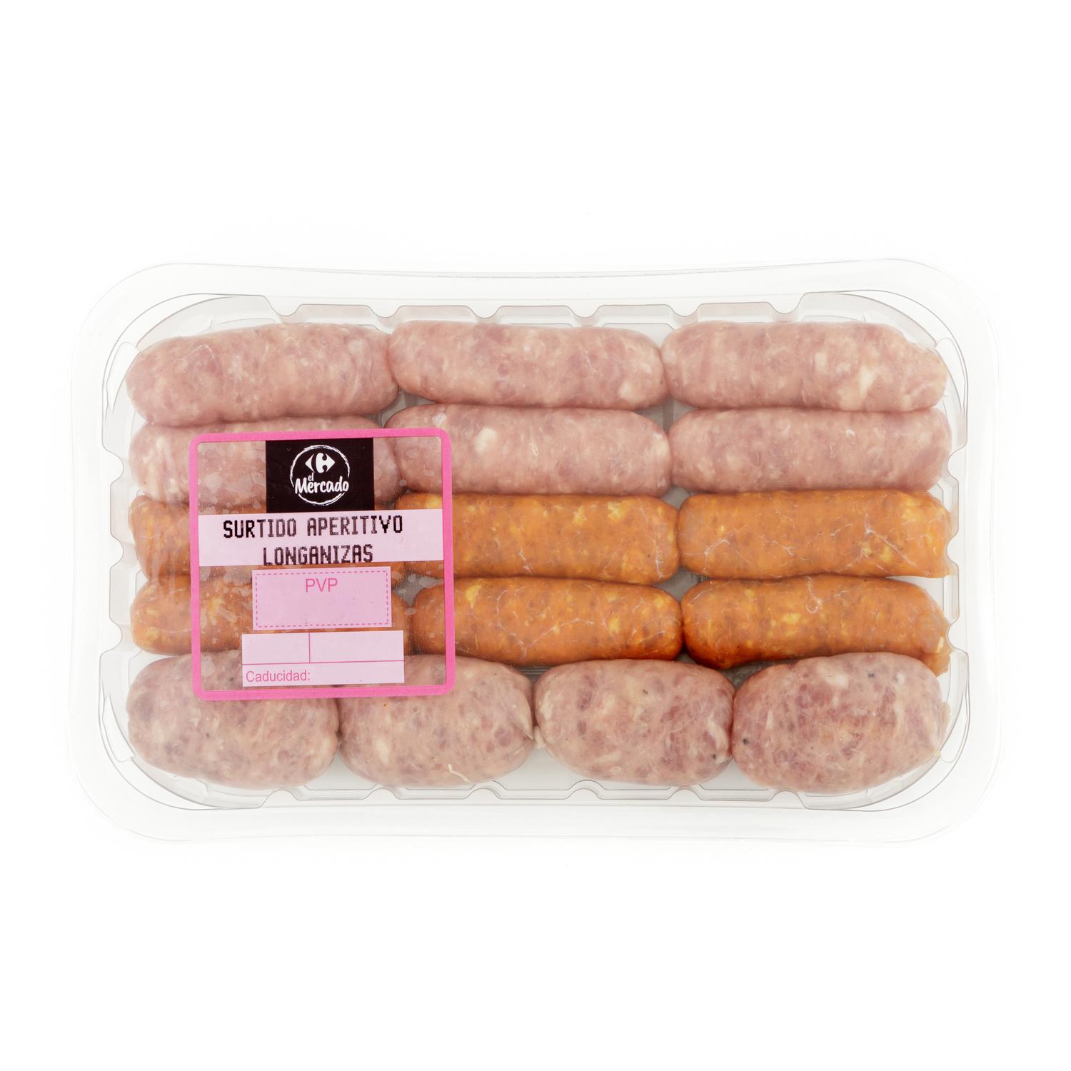 Surtido Aperitivo de Longanizas Carrefour El Mercado 600 g aprox