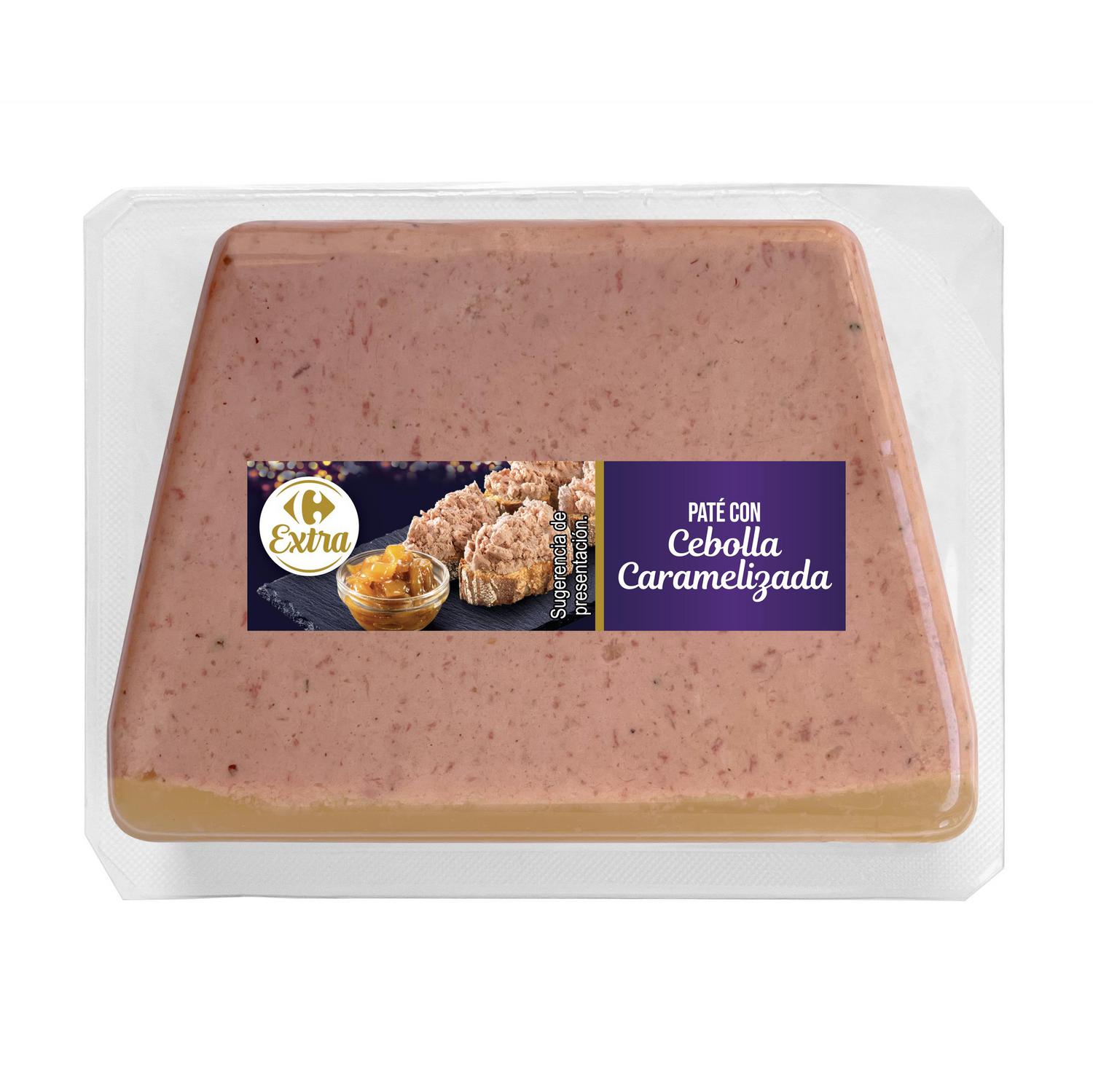 Paté con cebolla caramelizada Carrefour Extra 125 g