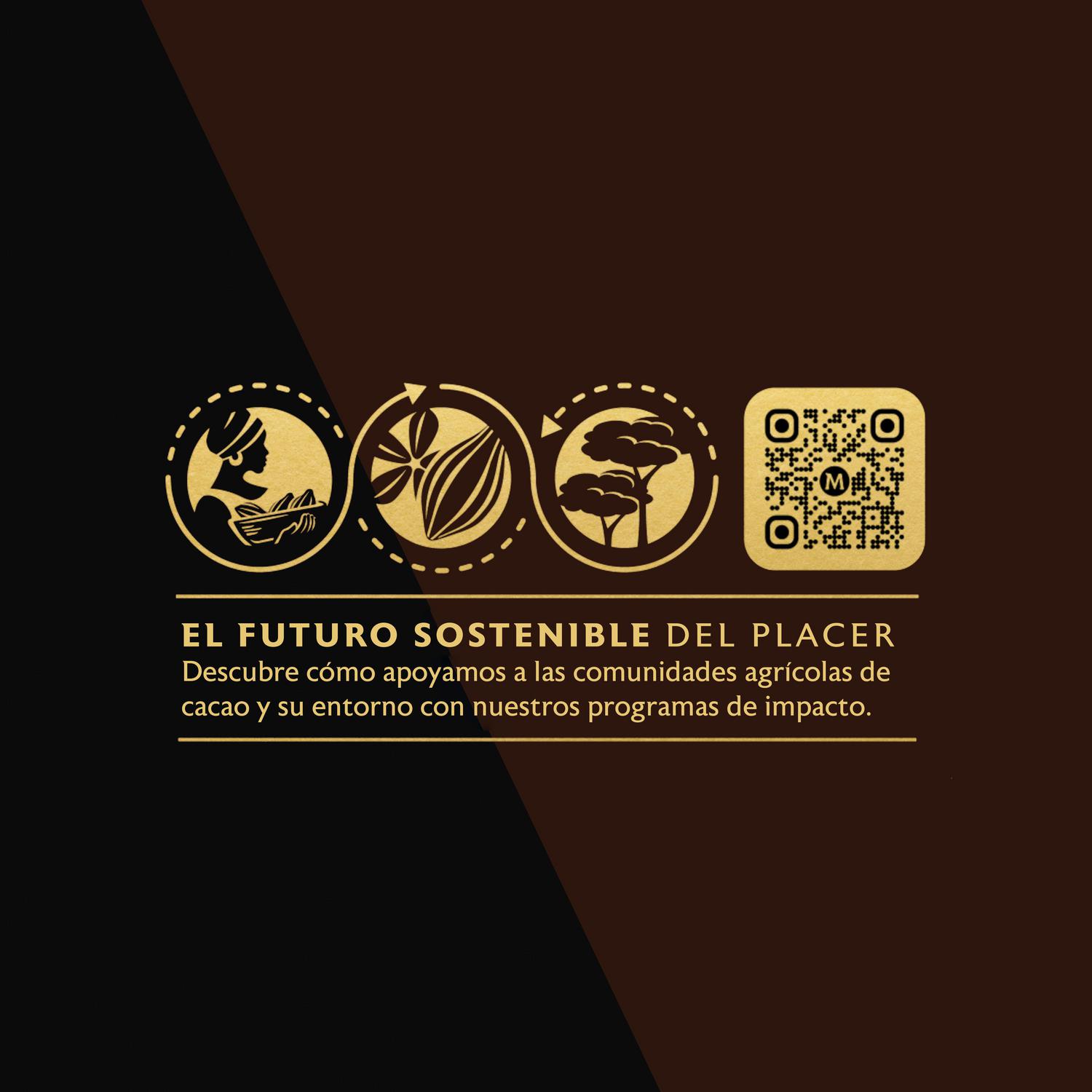 Mini bombón helado Intense Dark 70% cacao Collection Magnum sin gluten 6 ud.