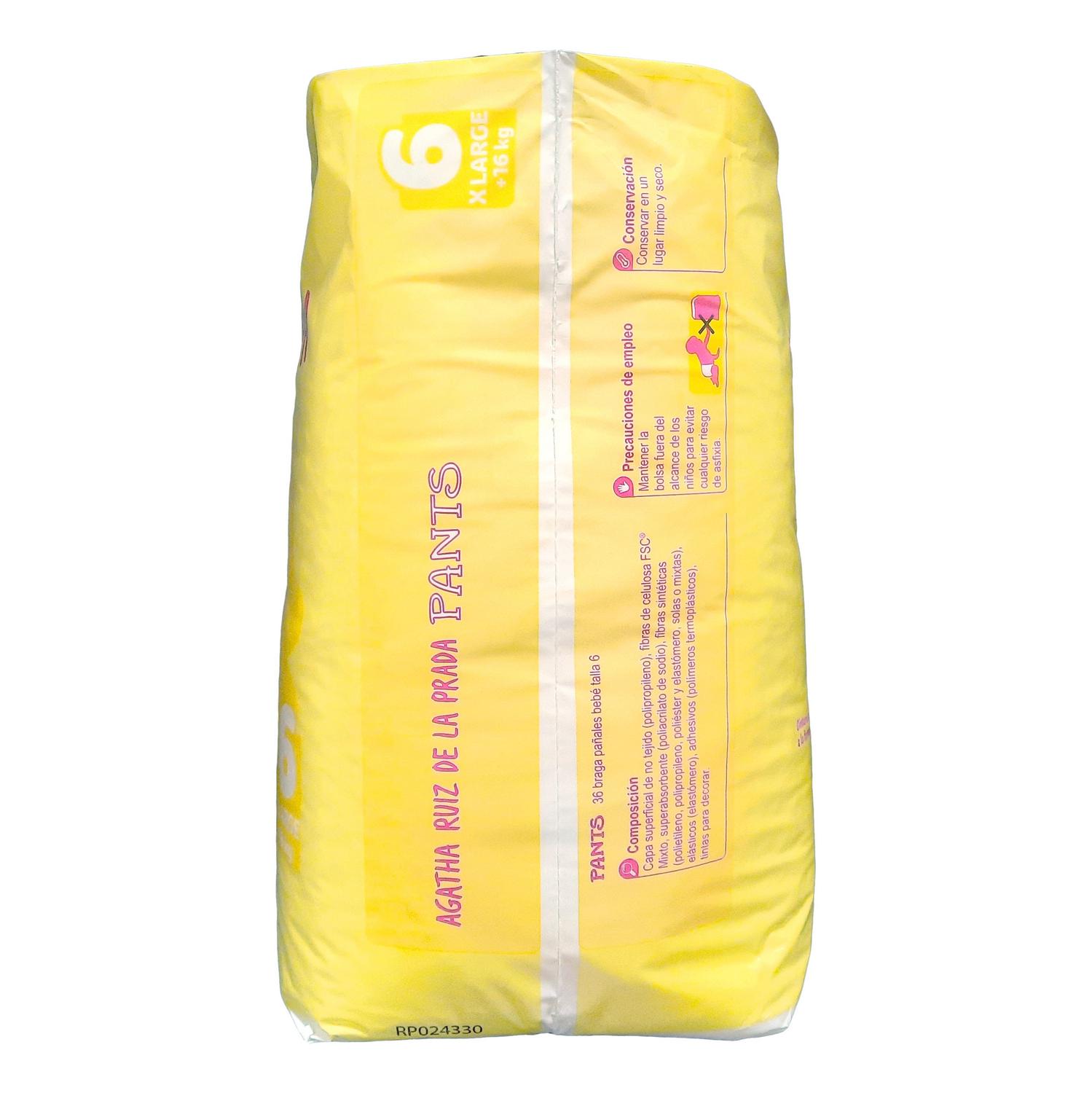 Pants Agatha Ruiz de la Prada Talla 6 (+ 16 kg) 36 ud. Exclusivo Carrefour
