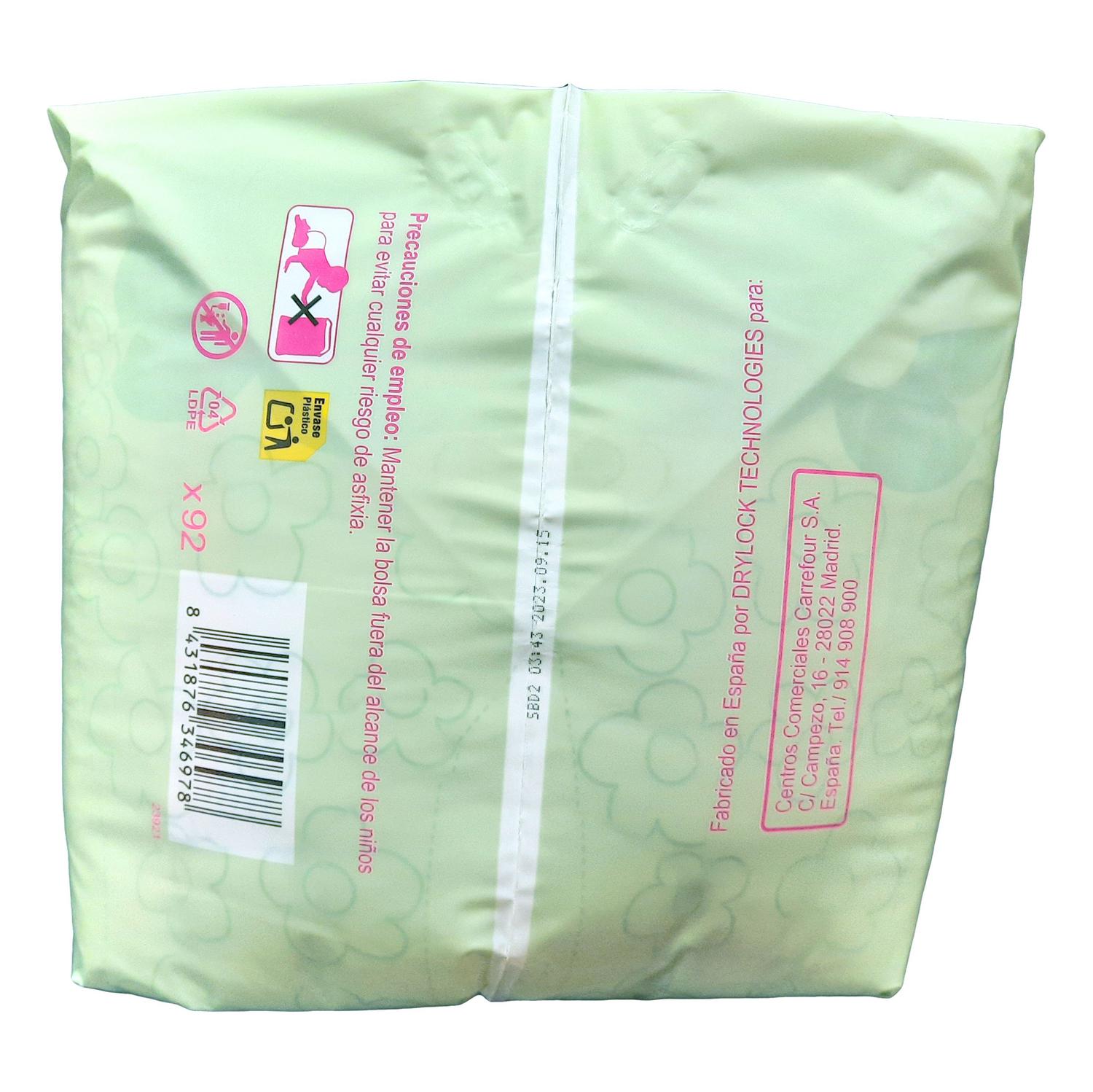 Pañales Agatha Ruiz de la Prada Ultra Dry Talla 4 (8-16 kg) 92 ud. Exclusivo Carrefour