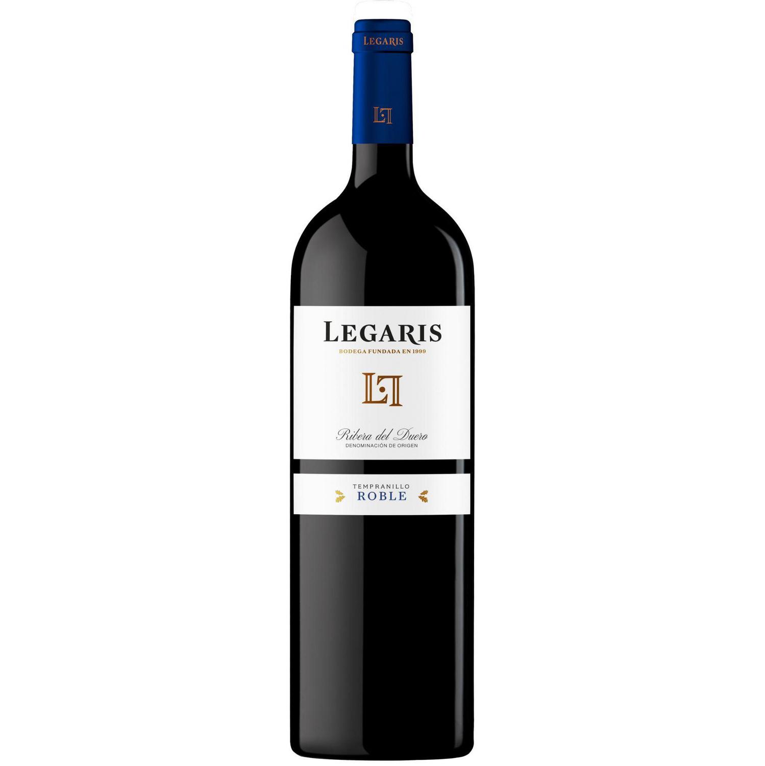 Vino fino roble tinto fino Legaris D.O. Ribera del Duero 75 cl.