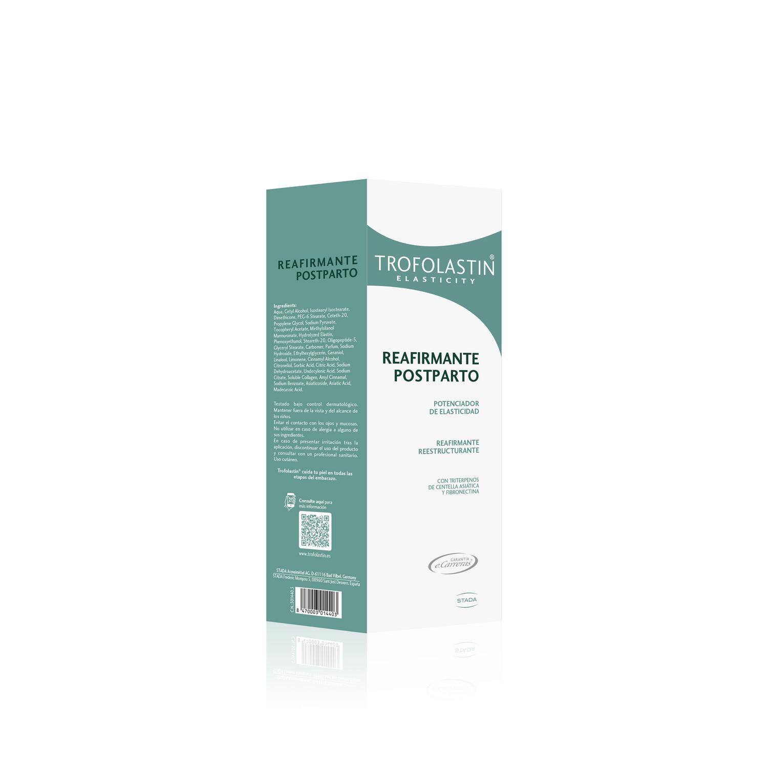 Crema reafirmante post-parto Trofolastin 200 ml.