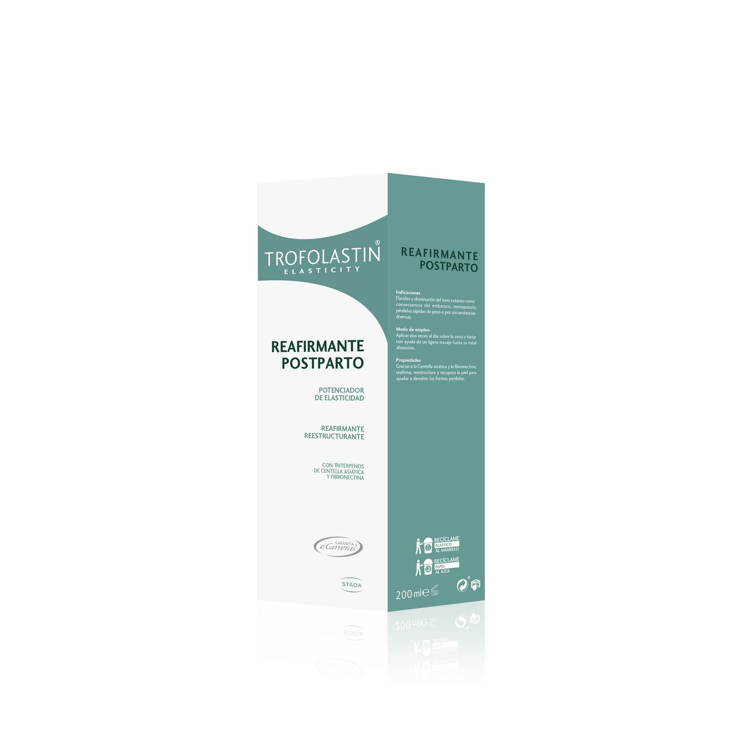 Crema reafirmante post-parto Trofolastin 200 ml.