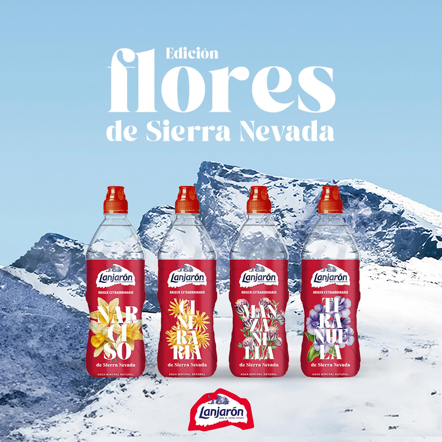Agua mineral Lanjarón 75 cl.