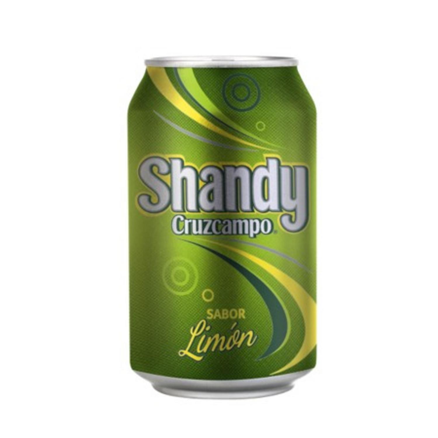Cerveza Shandy Cruzcampo sabor limón pack 12 latas 33 cl.