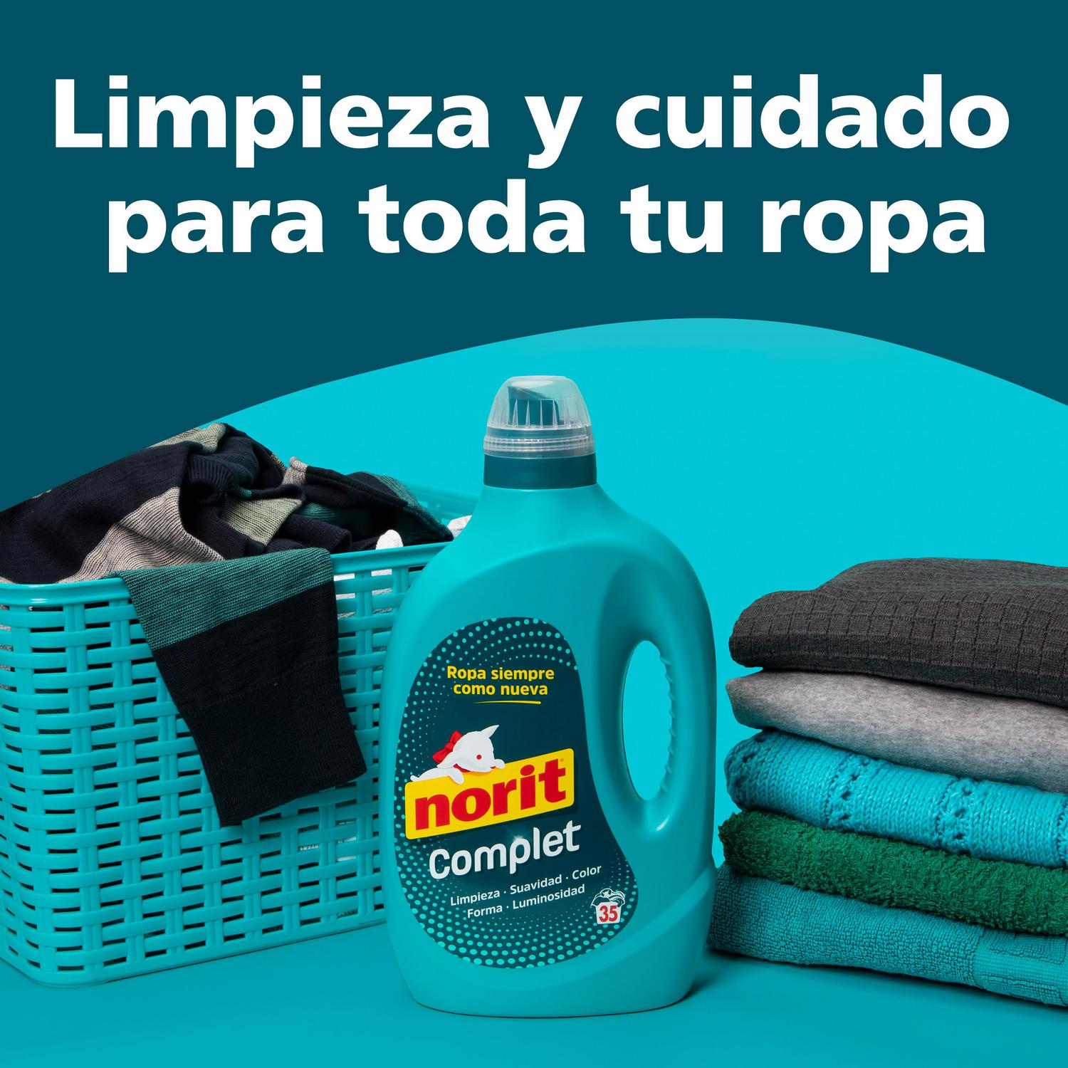 Detergente liquido Complet Norit 35 lavados.