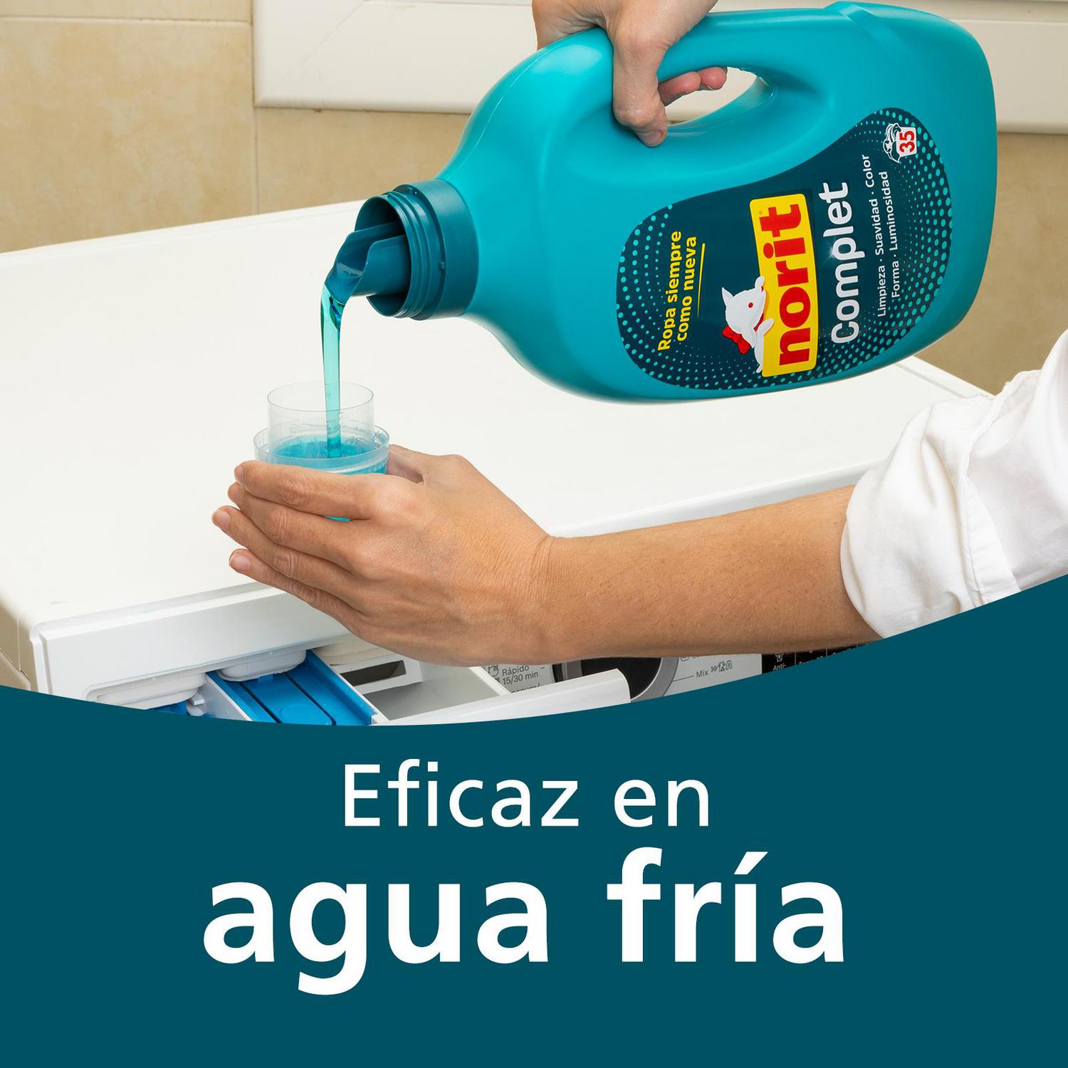 Detergente liquido Complet Norit 35 lavados.