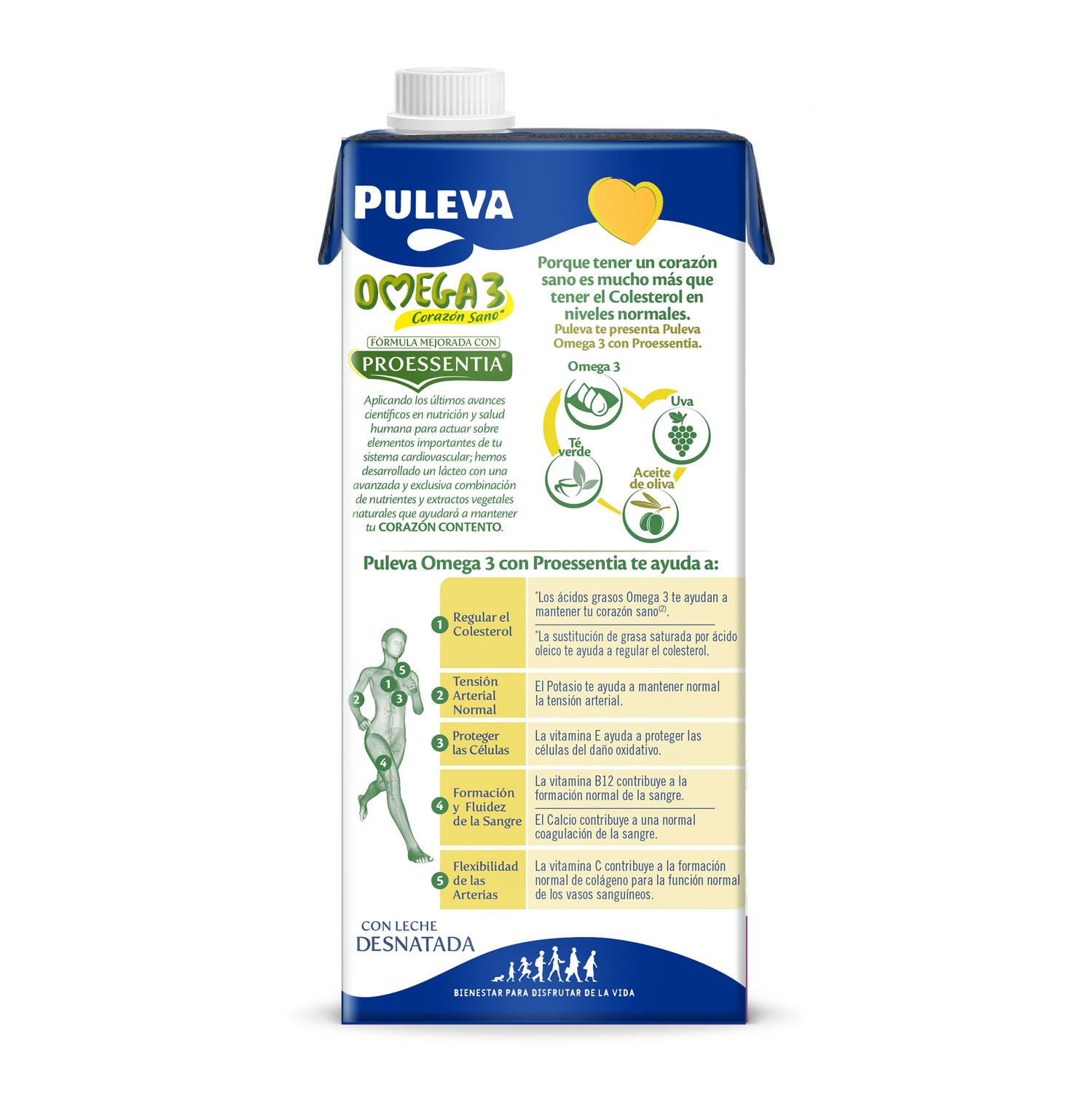 Preparado lácteo Omega 3 Puleva sin gluten brik 1 l.