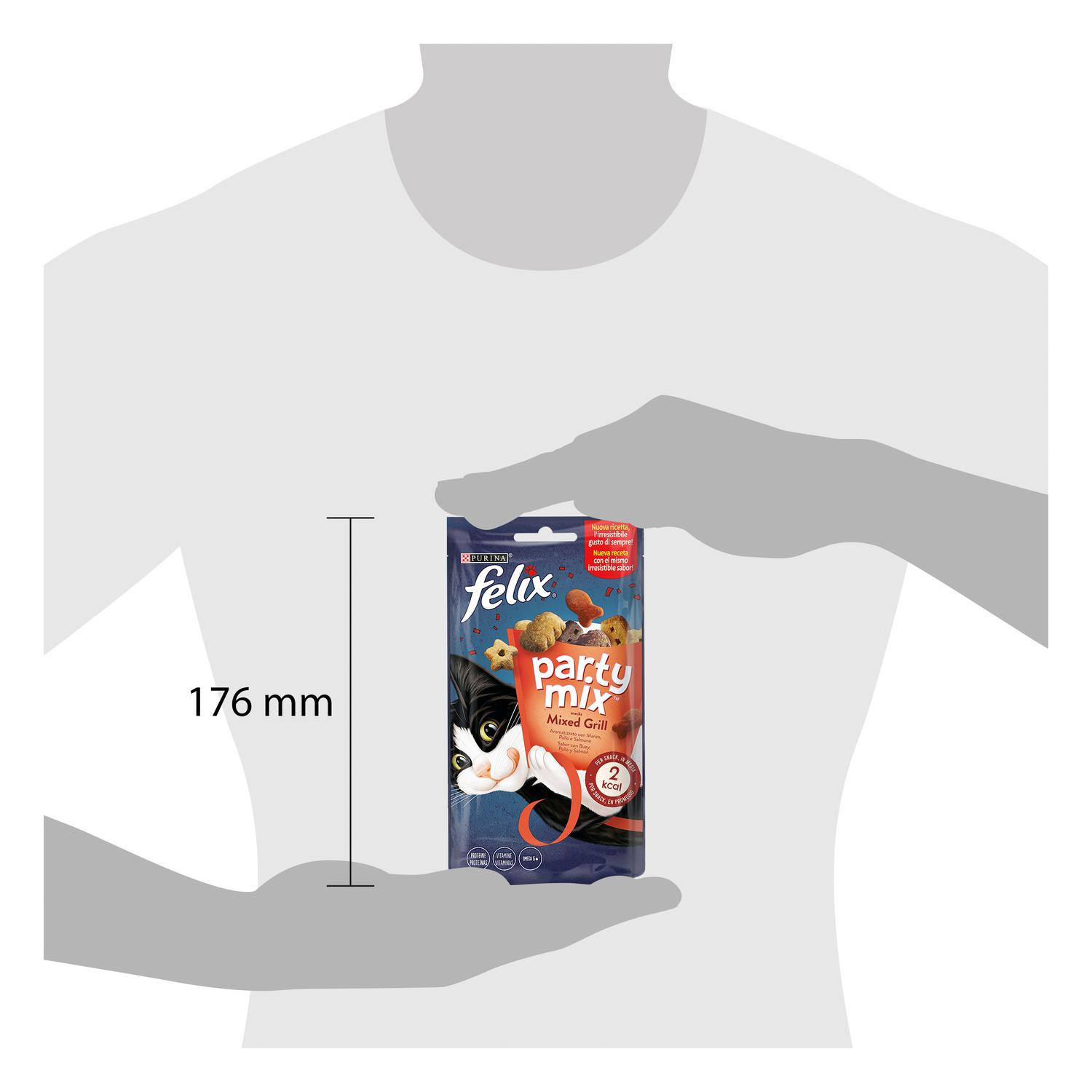 Snack para gato Purina Felix Party Mix Grill 60 g