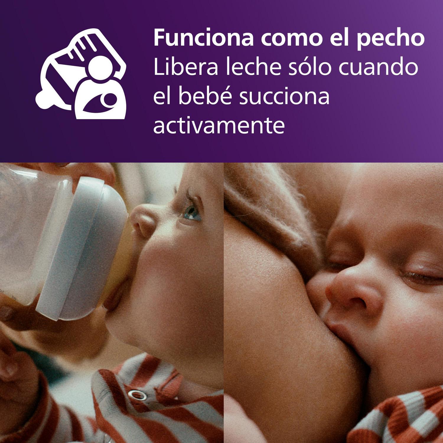 Tetinas líquidos espesos 6m+ flujo 6 Natural Response Philips Avent 2 ud.