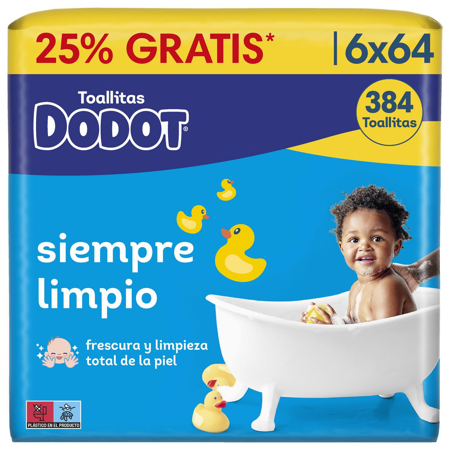 Toallitas para bebé Dodot 384 ud.