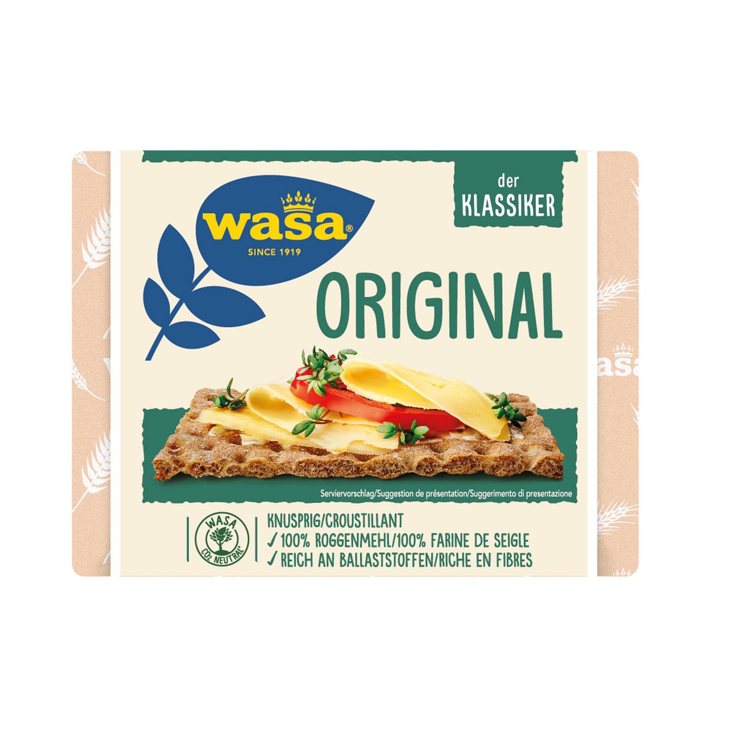 Pan crujiente original Wasa 205 g.