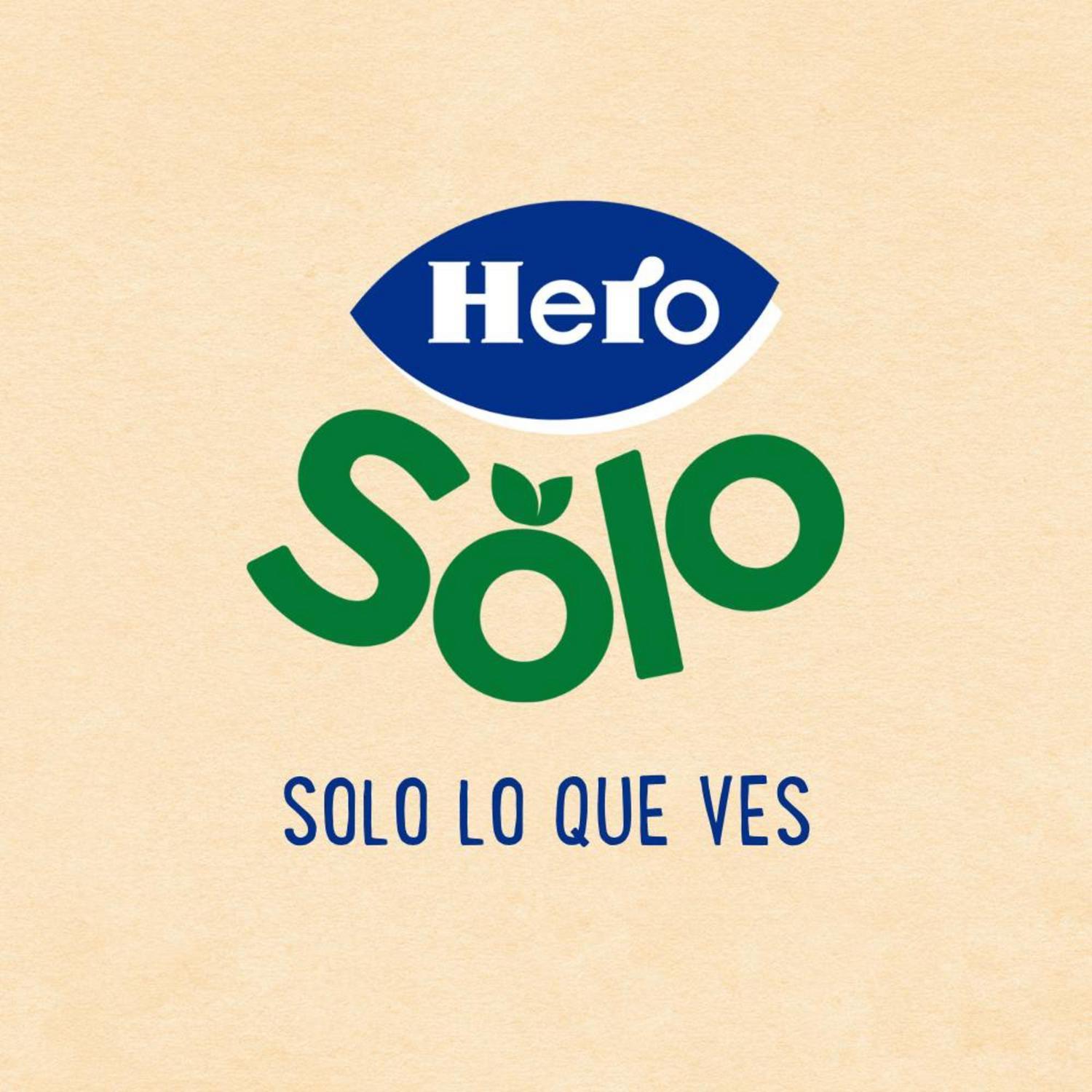 Tarrito de frutas variadas desde 4 meses Hero Solo sin gluten 190 g.