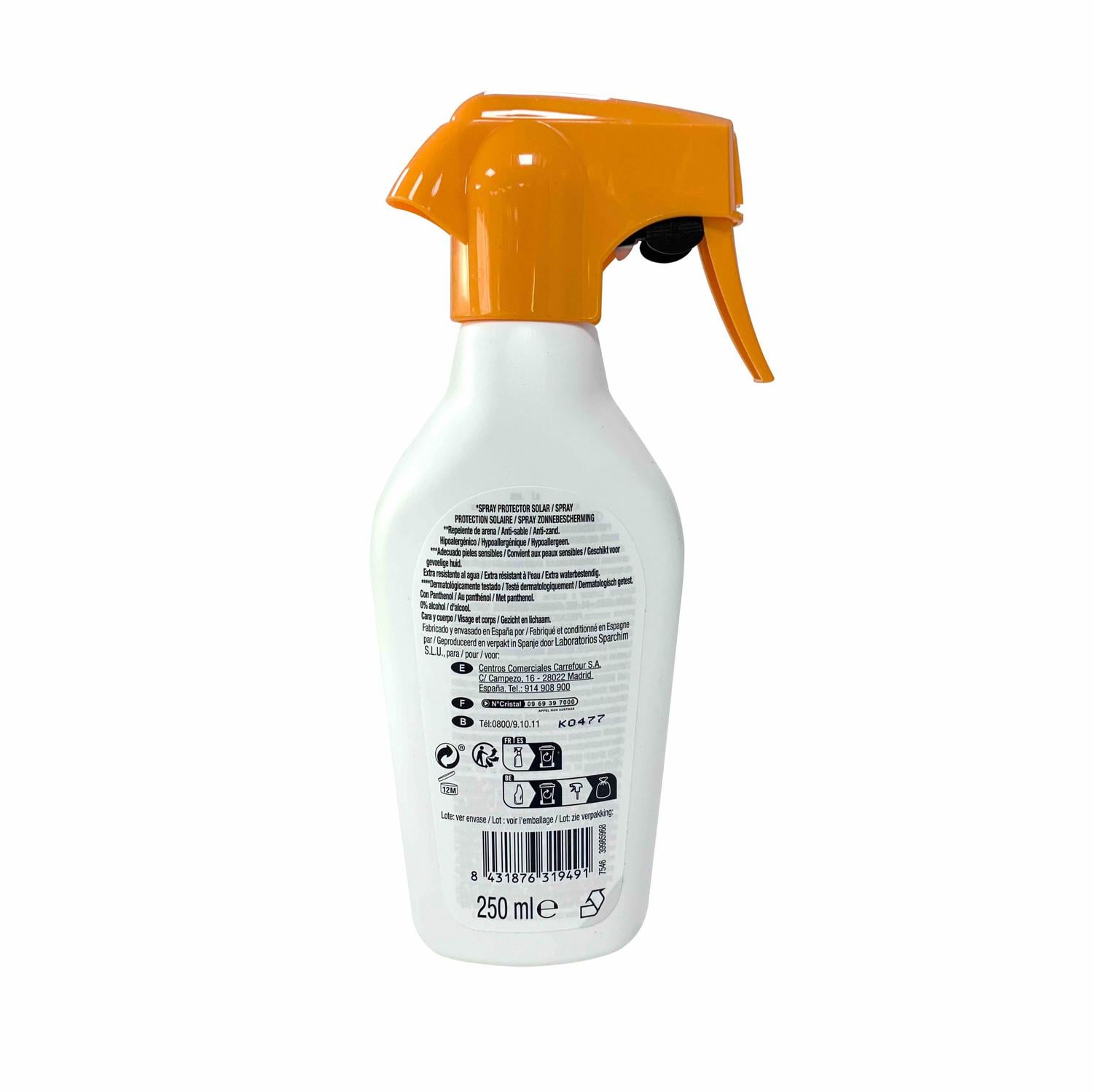 Spray protector solar kids SPF50+ Science Les Cosmétiques 250 ml.