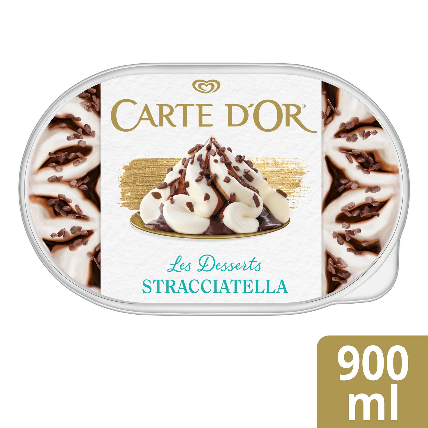 Helado de stracciatella Carte D'or 500 g.