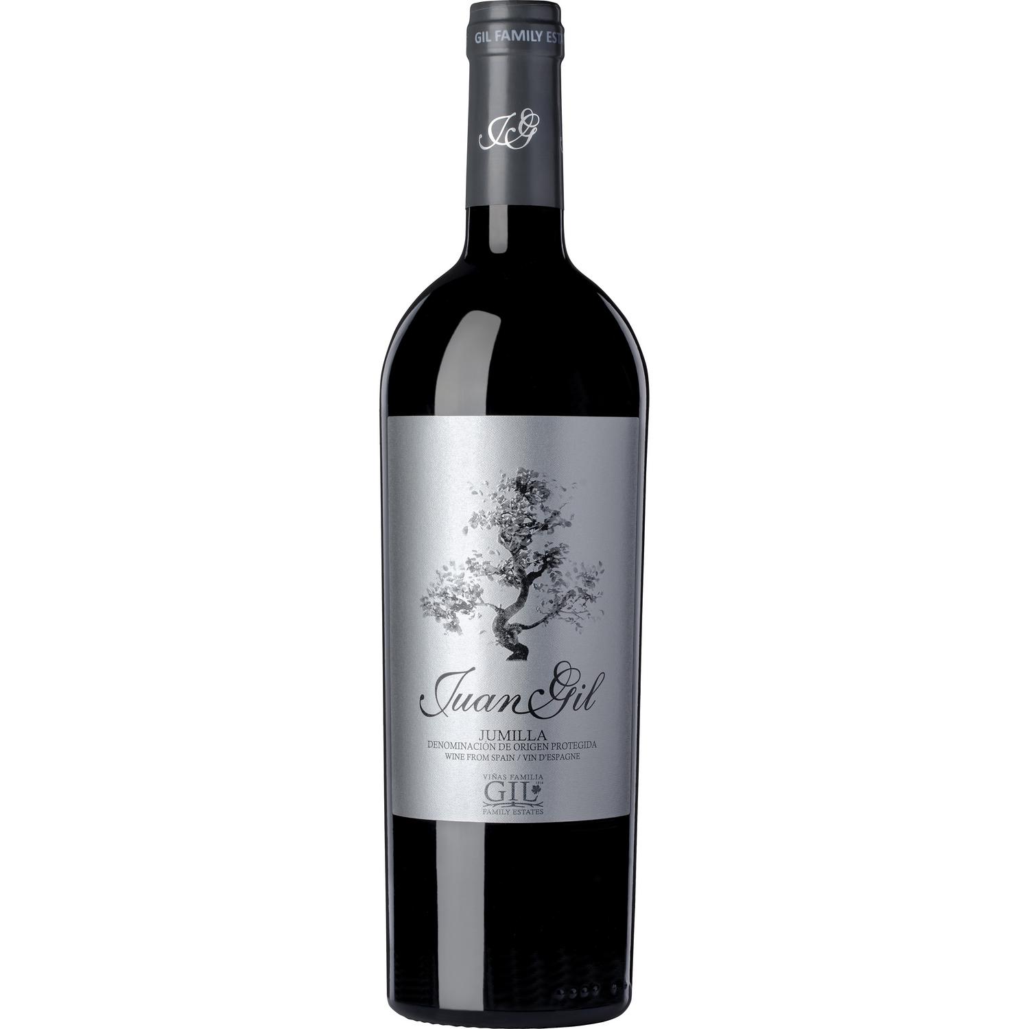 Vino tinto con crianza ecológico Juan Gil D.O. Jumilla 75 cl.