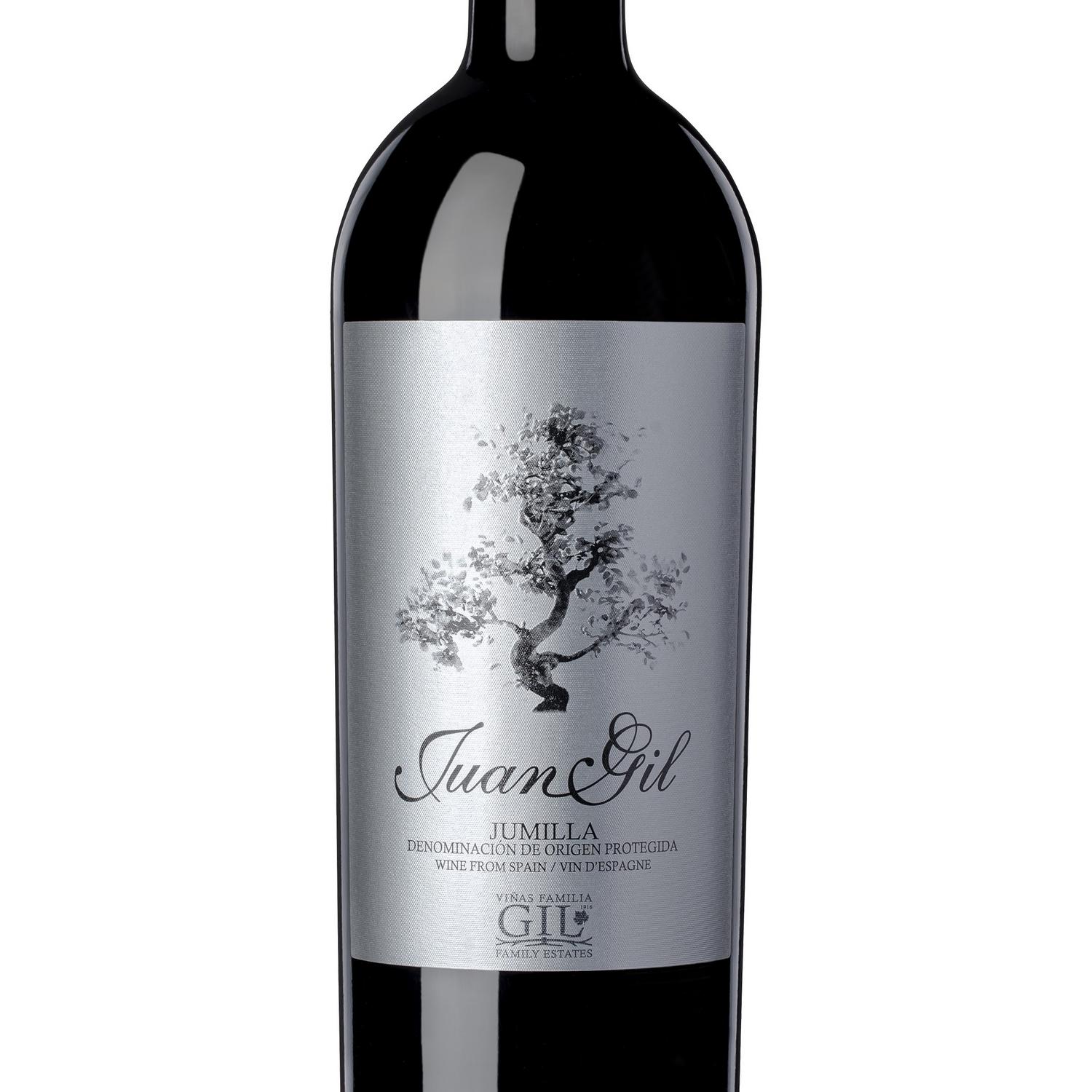 Vino tinto con crianza ecológico Juan Gil D.O. Jumilla 75 cl.