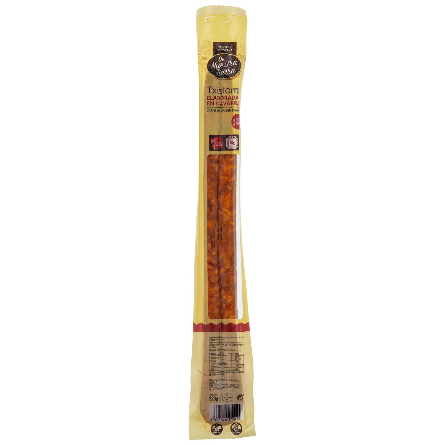 Txistorra de Navarra De Nuestra Tierra 220 g