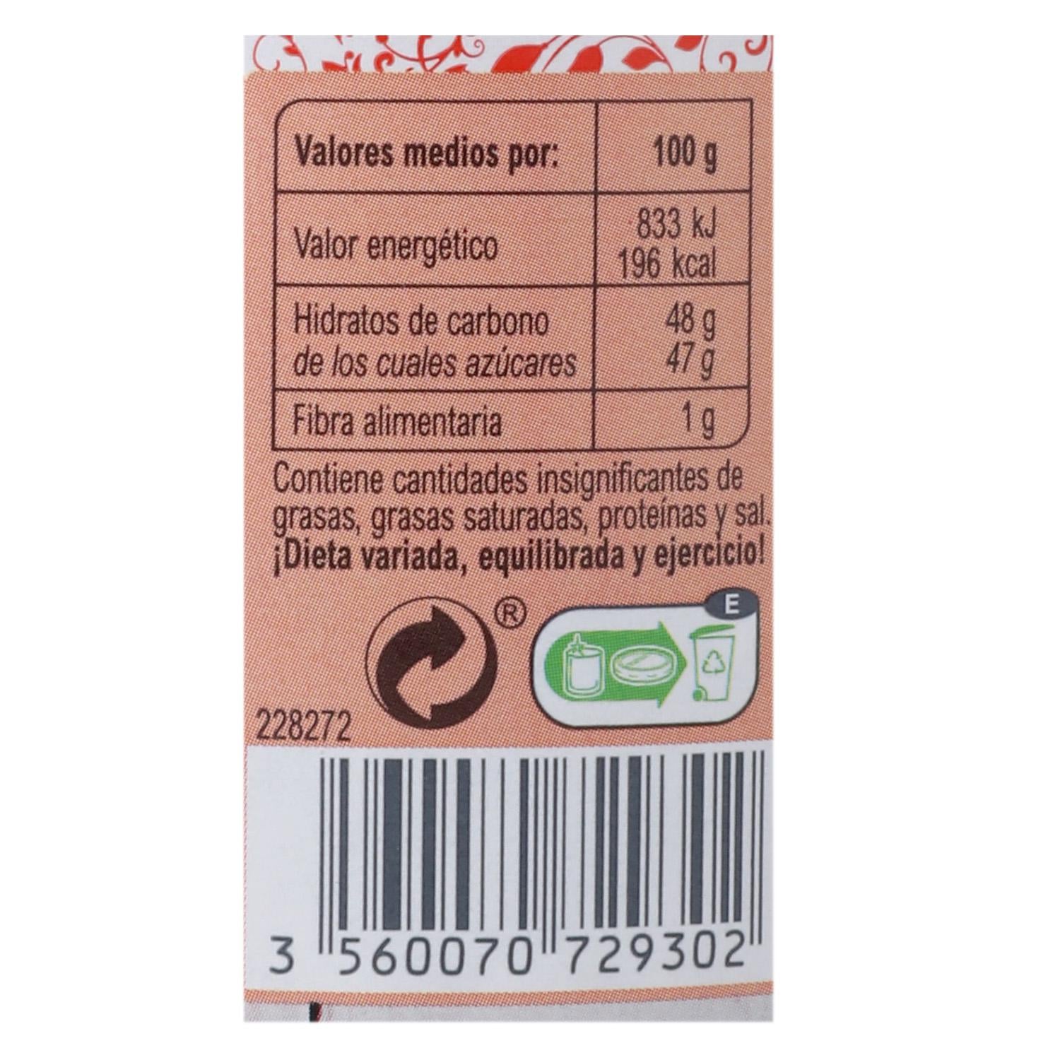 Mermelada de fresa categoría extra Carrefour 410 g.