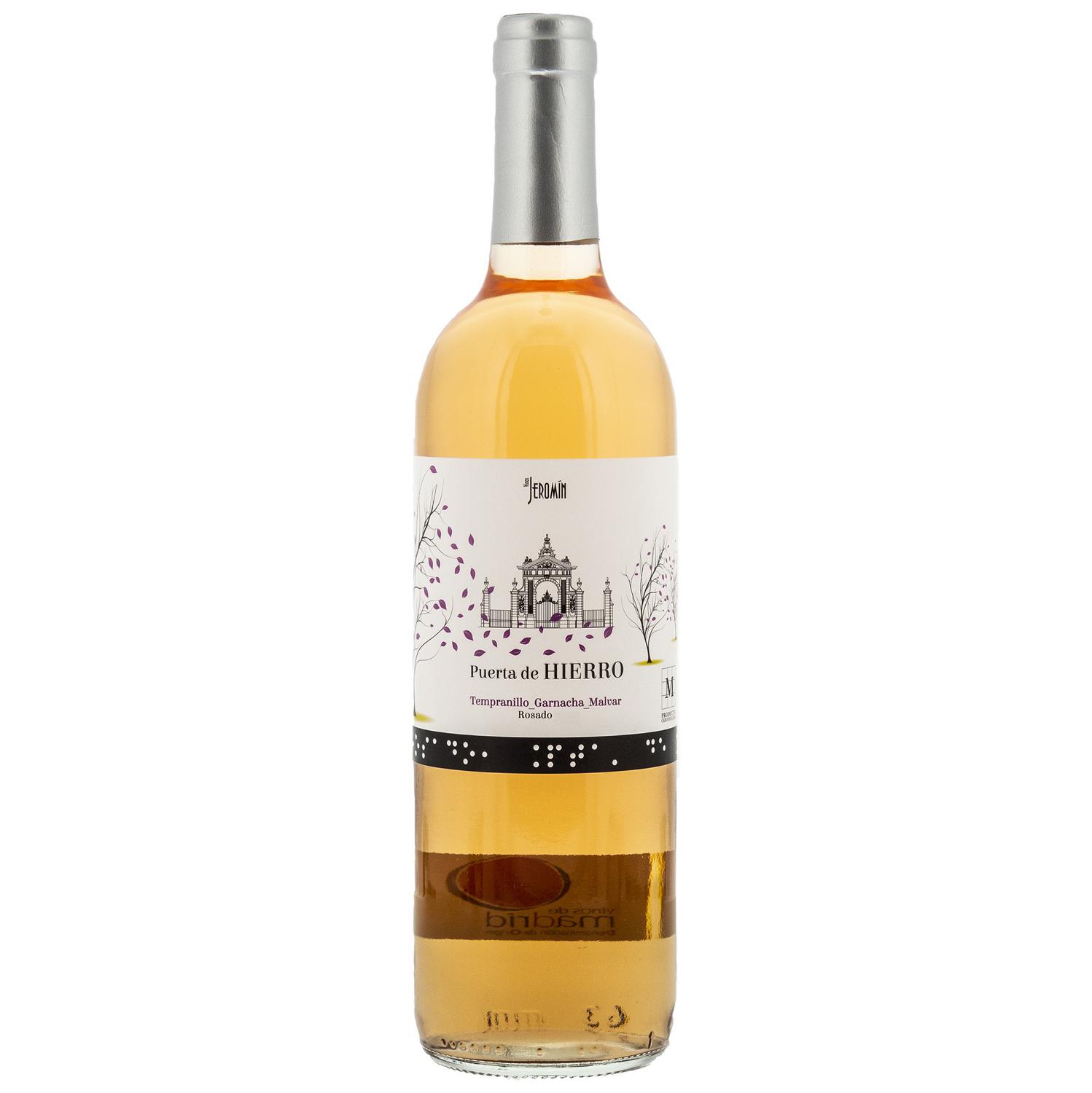Vino rosado joven Puerta de Hierro D.O. Vinos Madrid 75 cl.