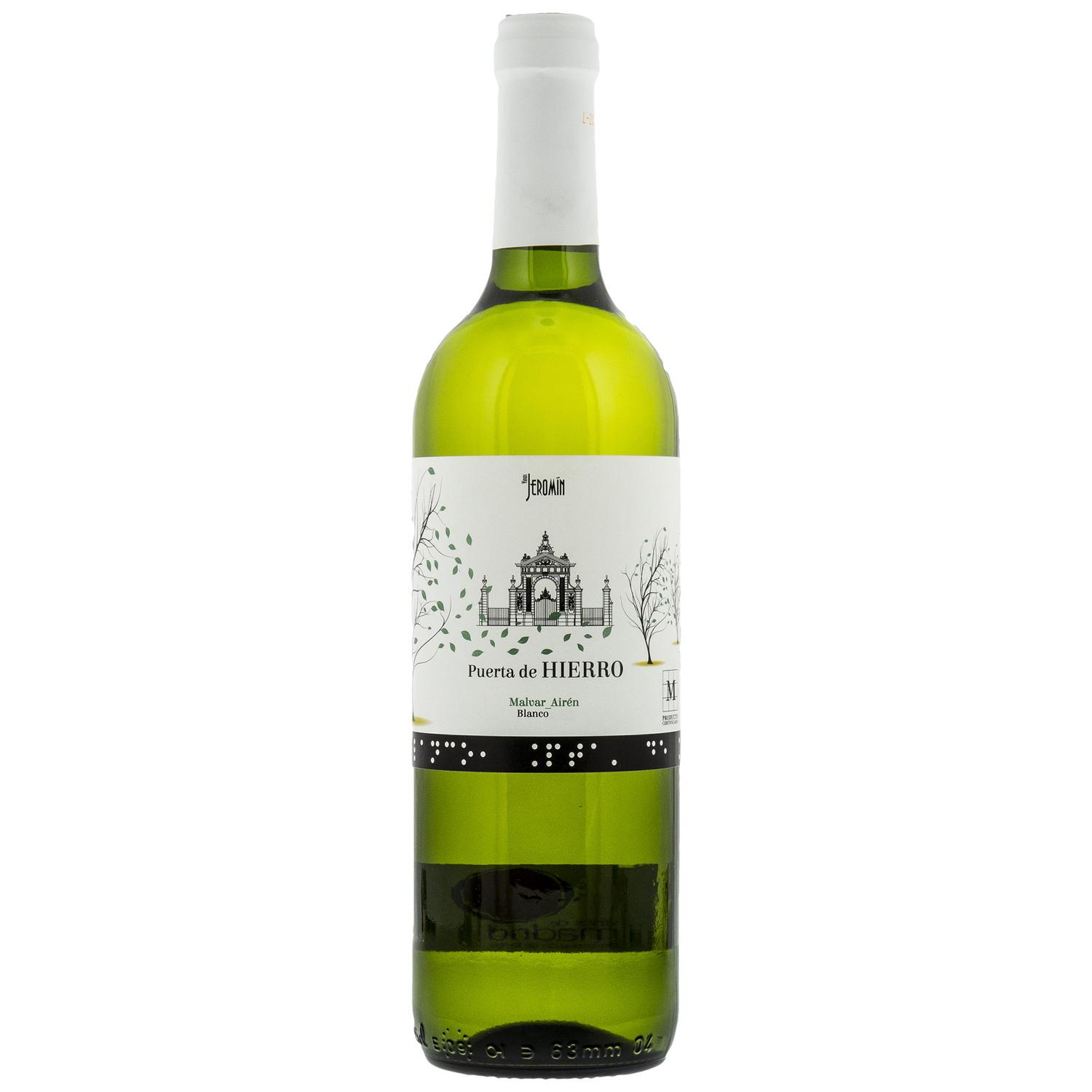 Vino blanco joven Puerta de Hierro D.O. Vinos de Madrid 75 cl.