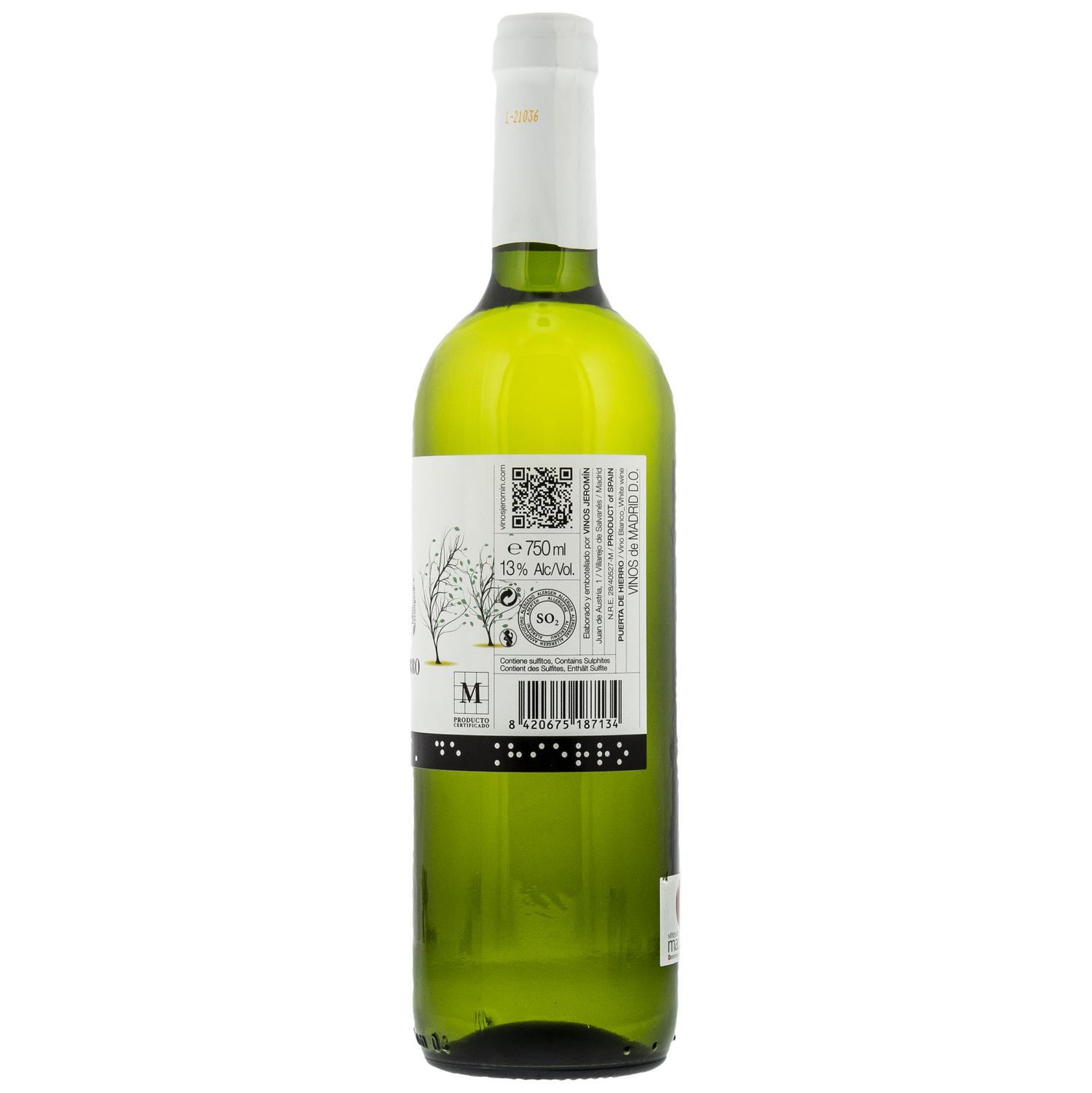 Vino blanco joven Puerta de Hierro D.O. Vinos de Madrid 75 cl.