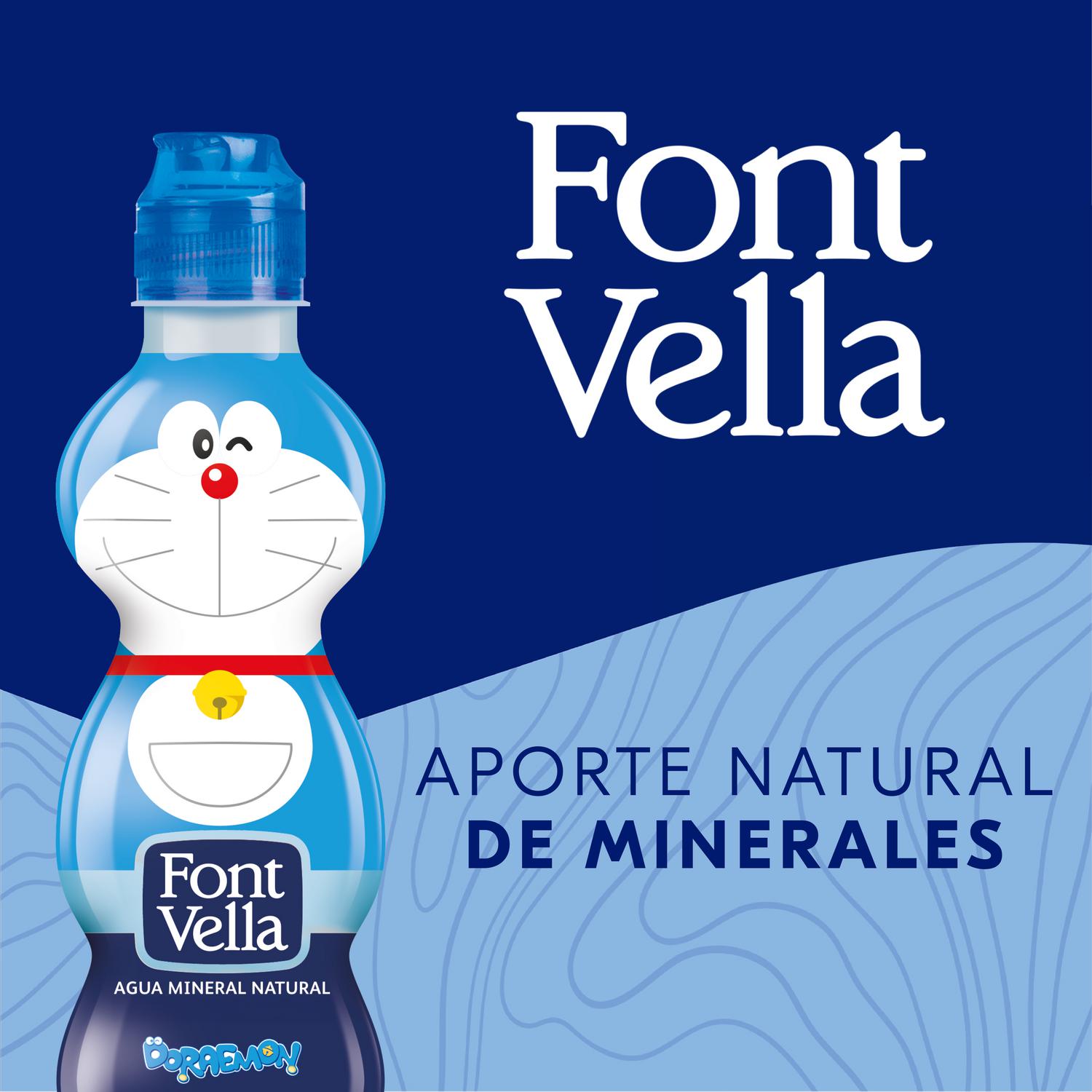 Agua mineral Font Vella tapón deportivo 33 cl.