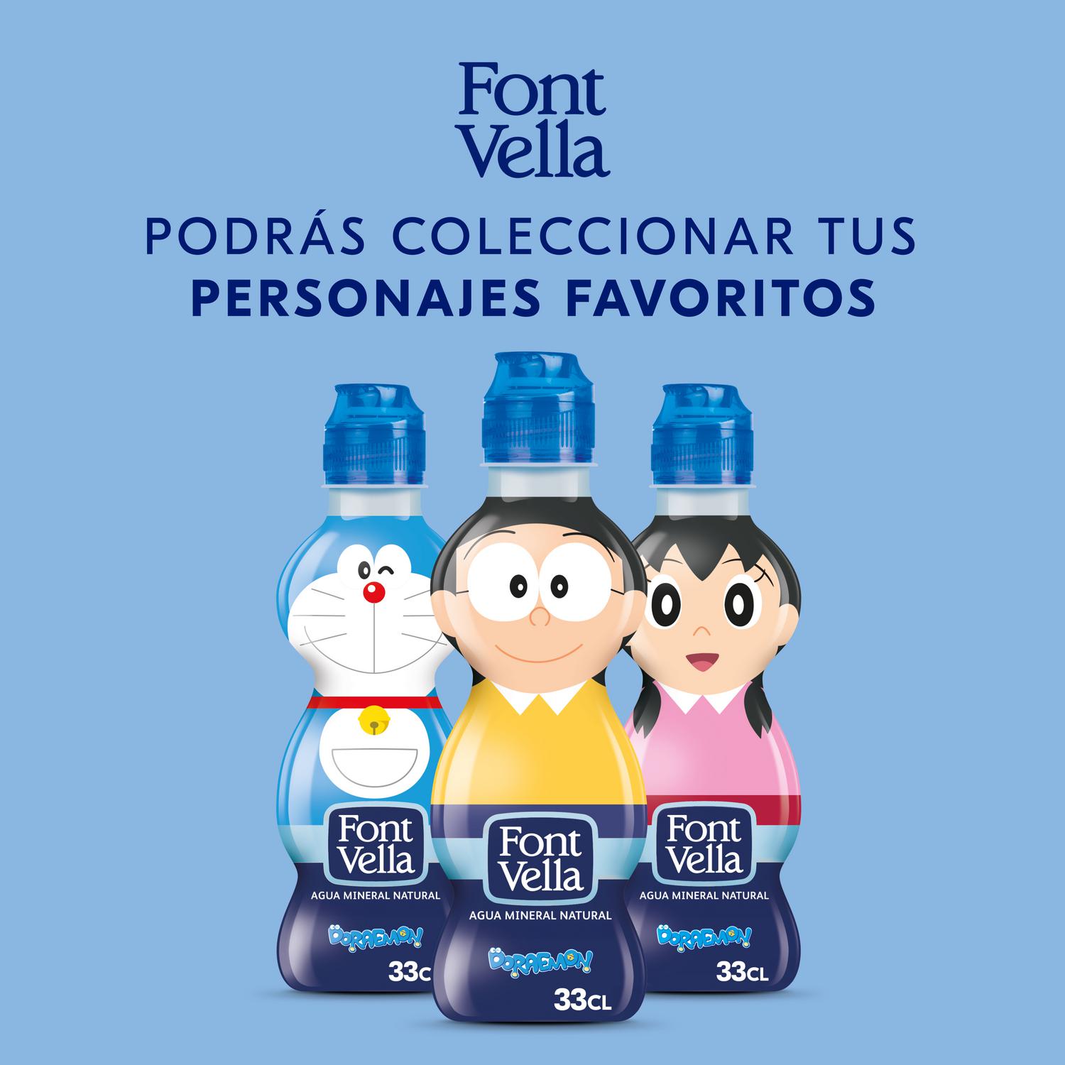 Agua mineral Font Vella tapón deportivo 33 cl.