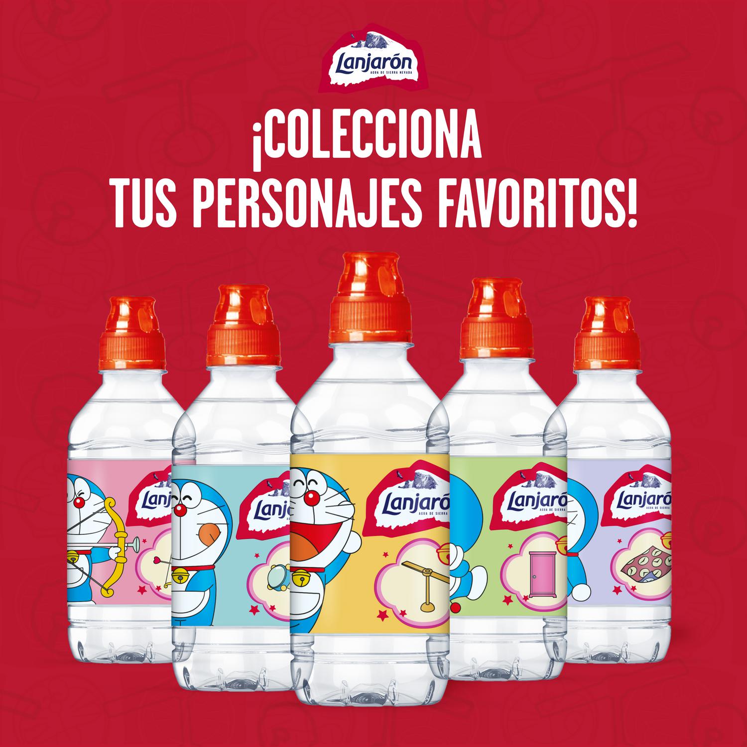 Agua mineral Lanjarón natural 33 cl.
