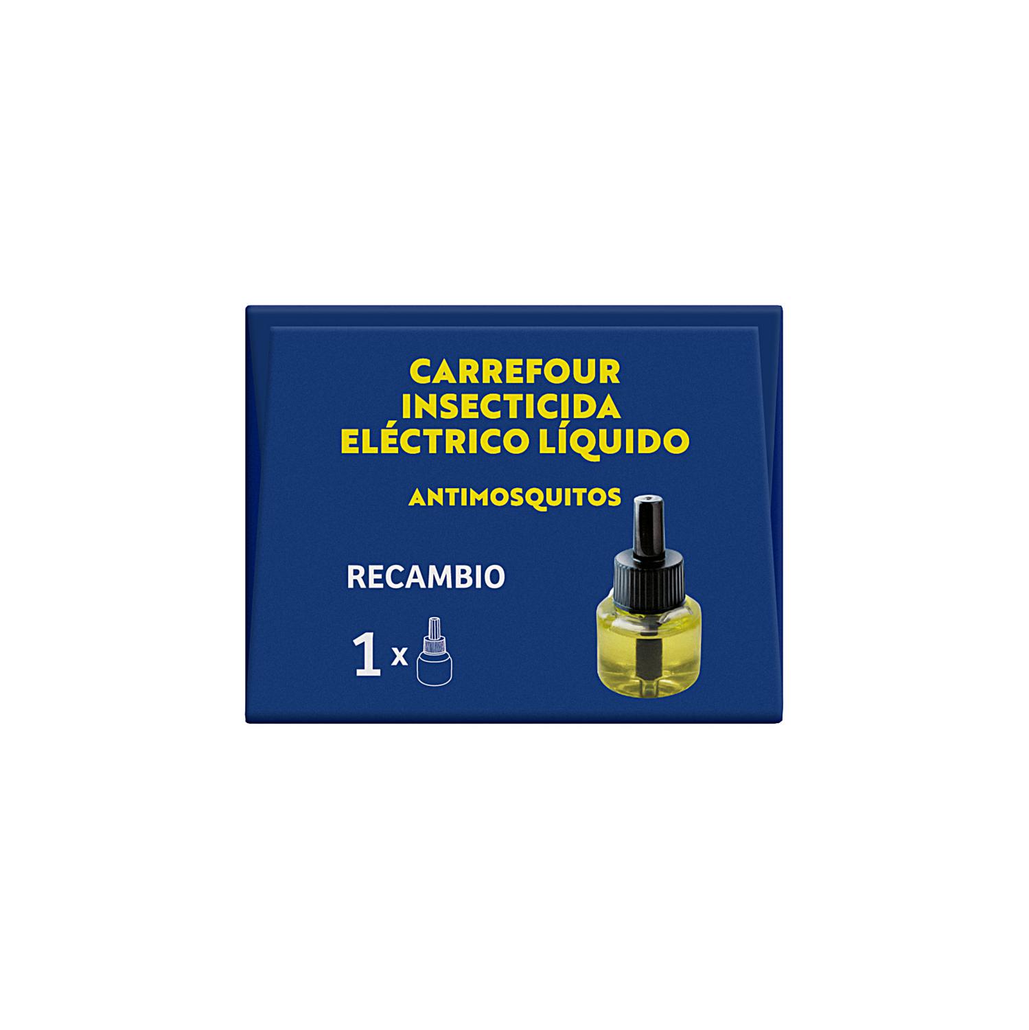 Insecticida eléctrico antimosquitos líquido recambio Carrefour 1 ud.