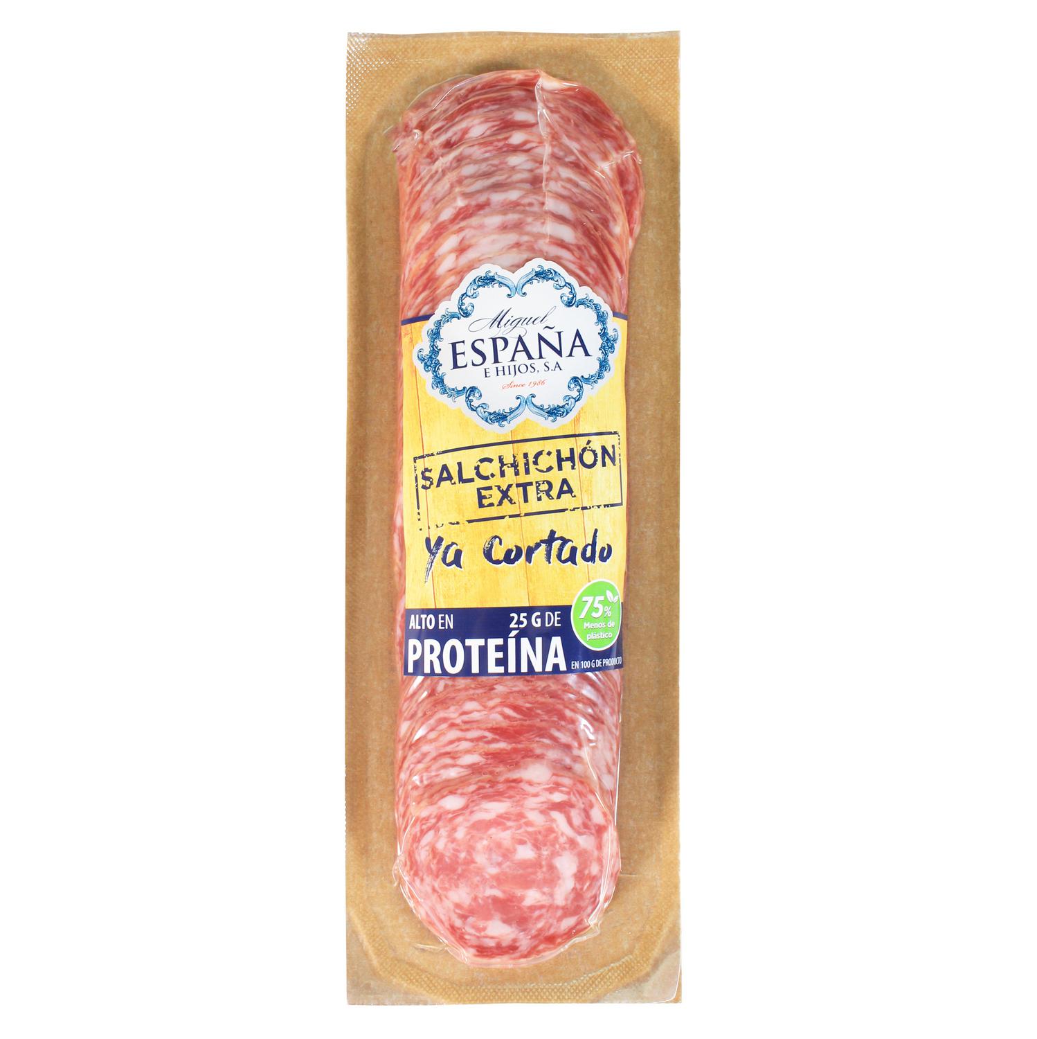 Salchichón extra en lonchas España e Hijos sin gluten 200 g