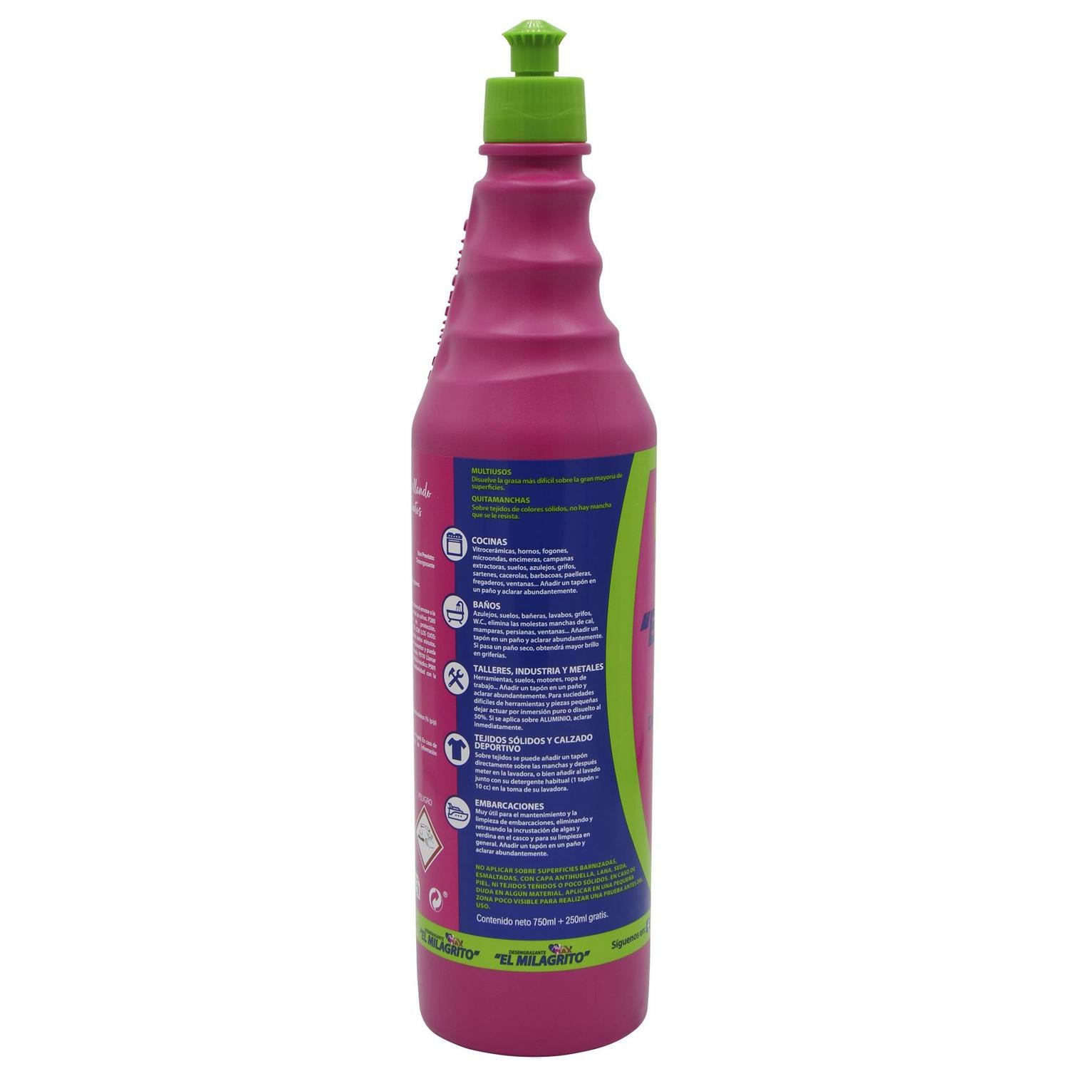 Desengrasante multiusos perfumado El Milagrito 1 l.